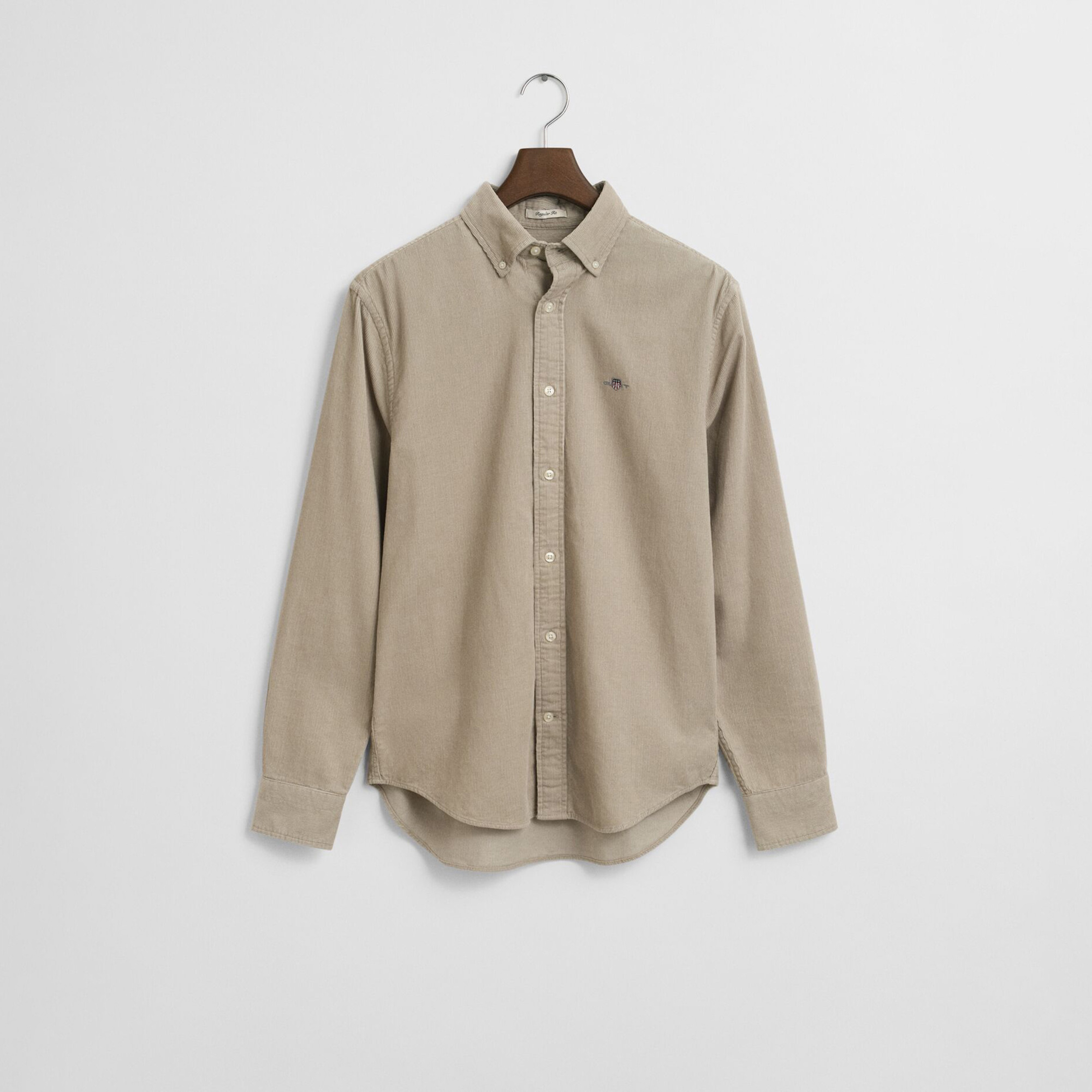 GANT Erkek Bej Regular Fit Düğmeli Gömlek