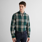 GANT Erkek Yeşil Regular Fit Düğmeli Gömlek