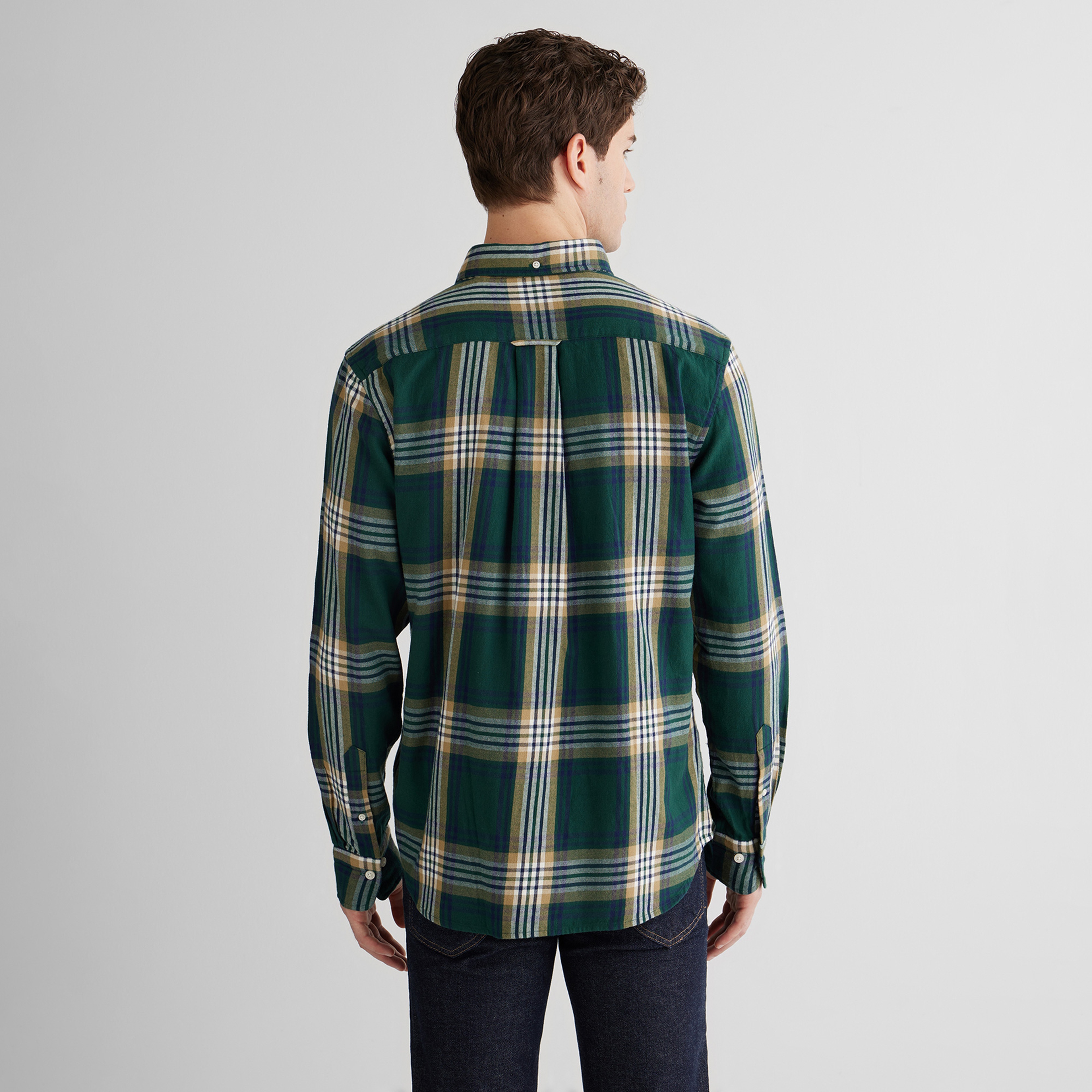 GANT Erkek Yeşil Regular Fit Düğmeli Gömlek