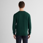 GANT Erkek Yeşil Standart Fit Bisiklet Yaka Triko