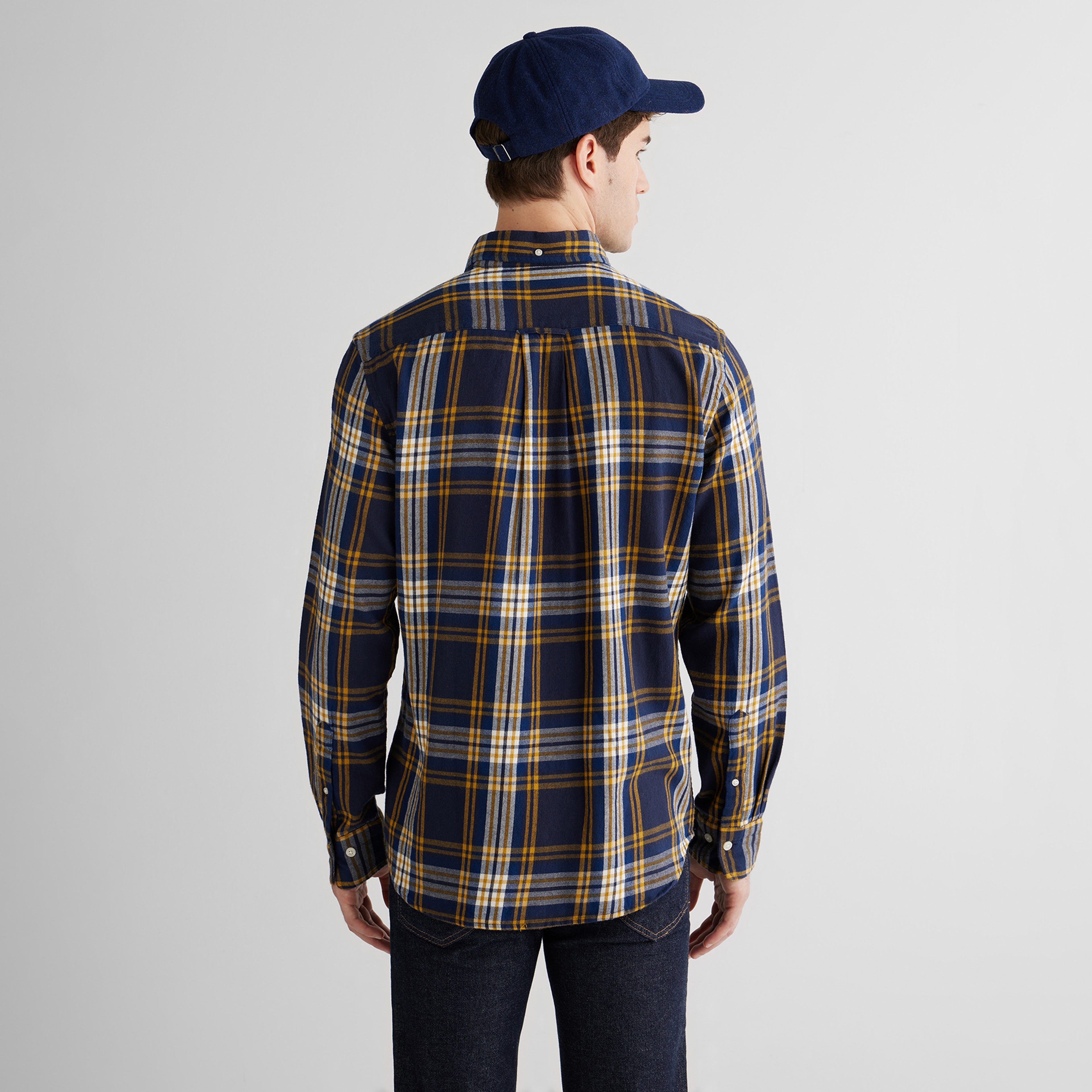 GANT Erkek Lacivert Regular Fit Düğmeli Gömlek