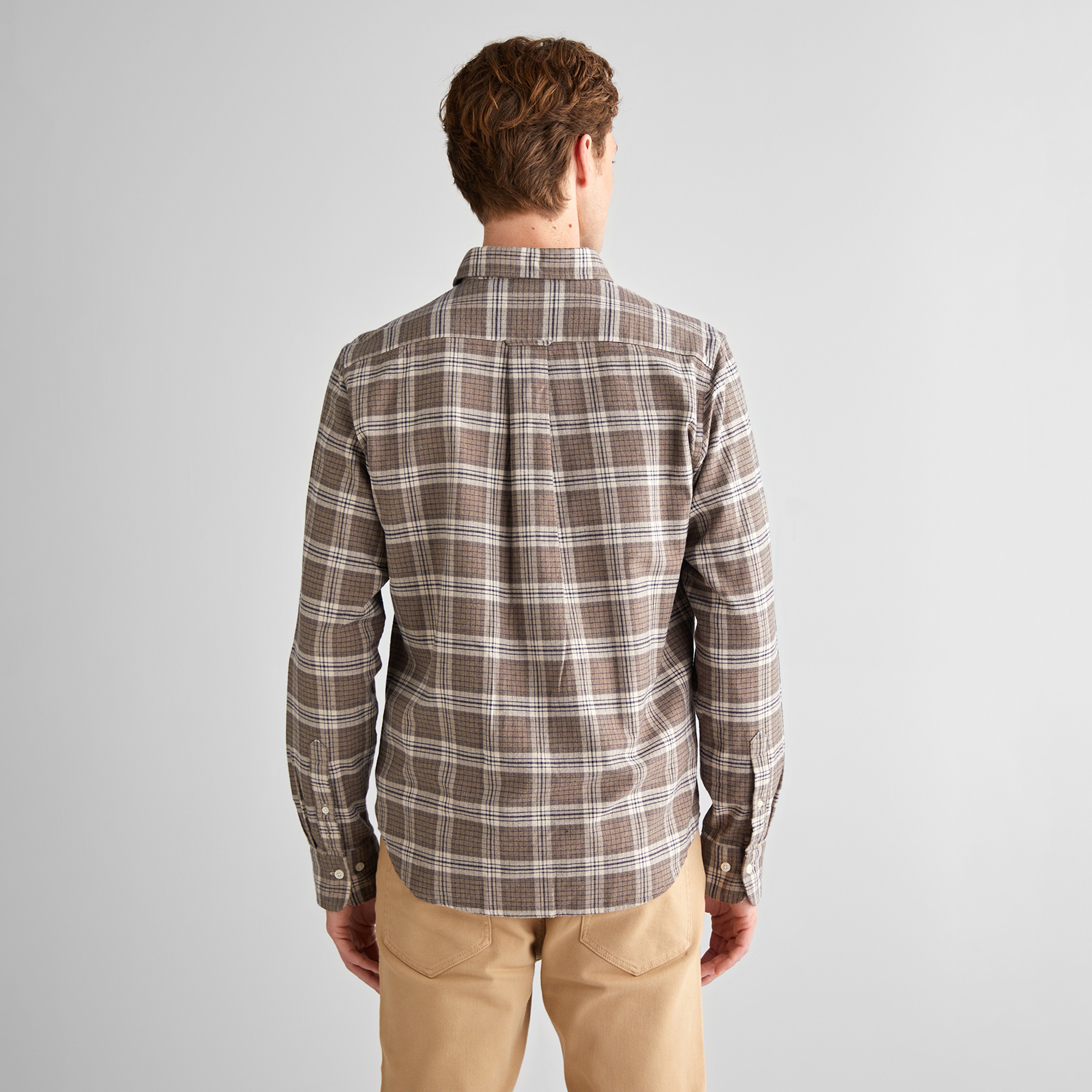 GANT Erkek Beyaz Regular Fit Bisiklet Yaka Gömlek