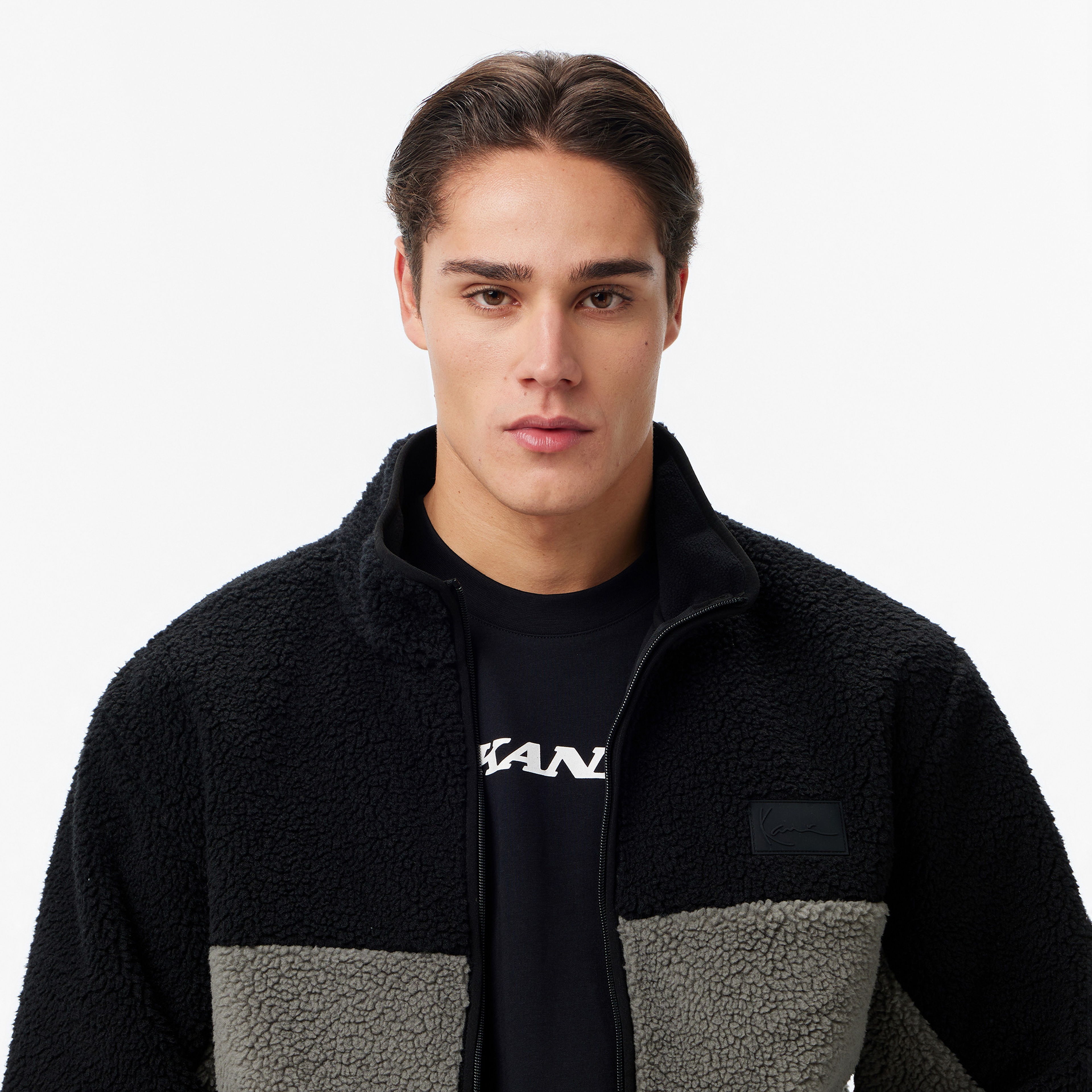 Karl Kani Siganture Rubber Patch Erkek Siyah Ceket