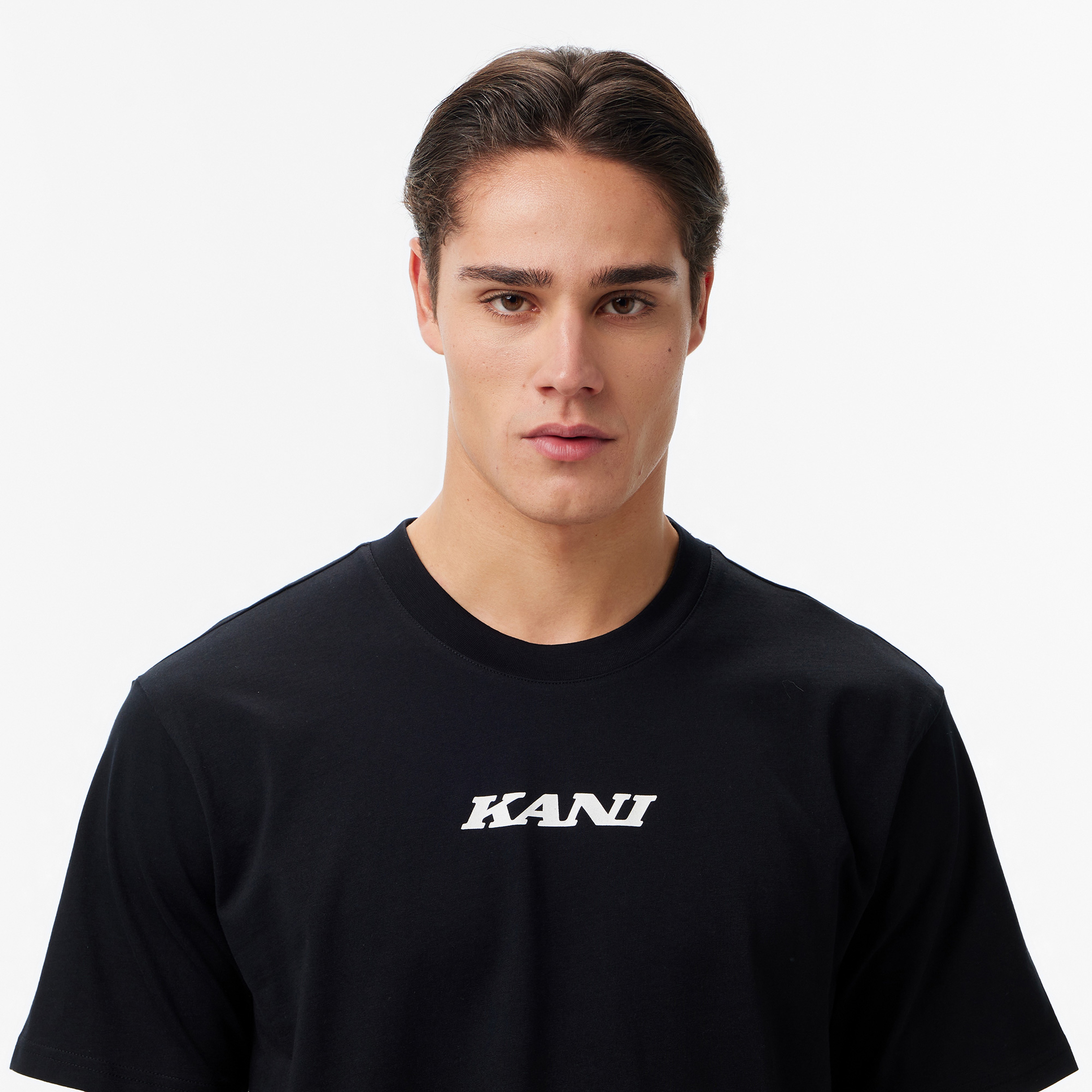 Karl Kani Retro Patch Print Erkek Siyah T-Shirt