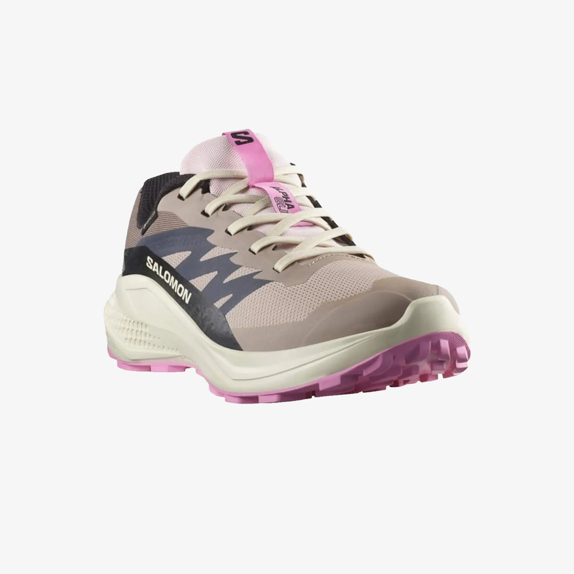 Salomon Alphaglide Gore-Tex Kadın Krem Koşu Ayakkabısı