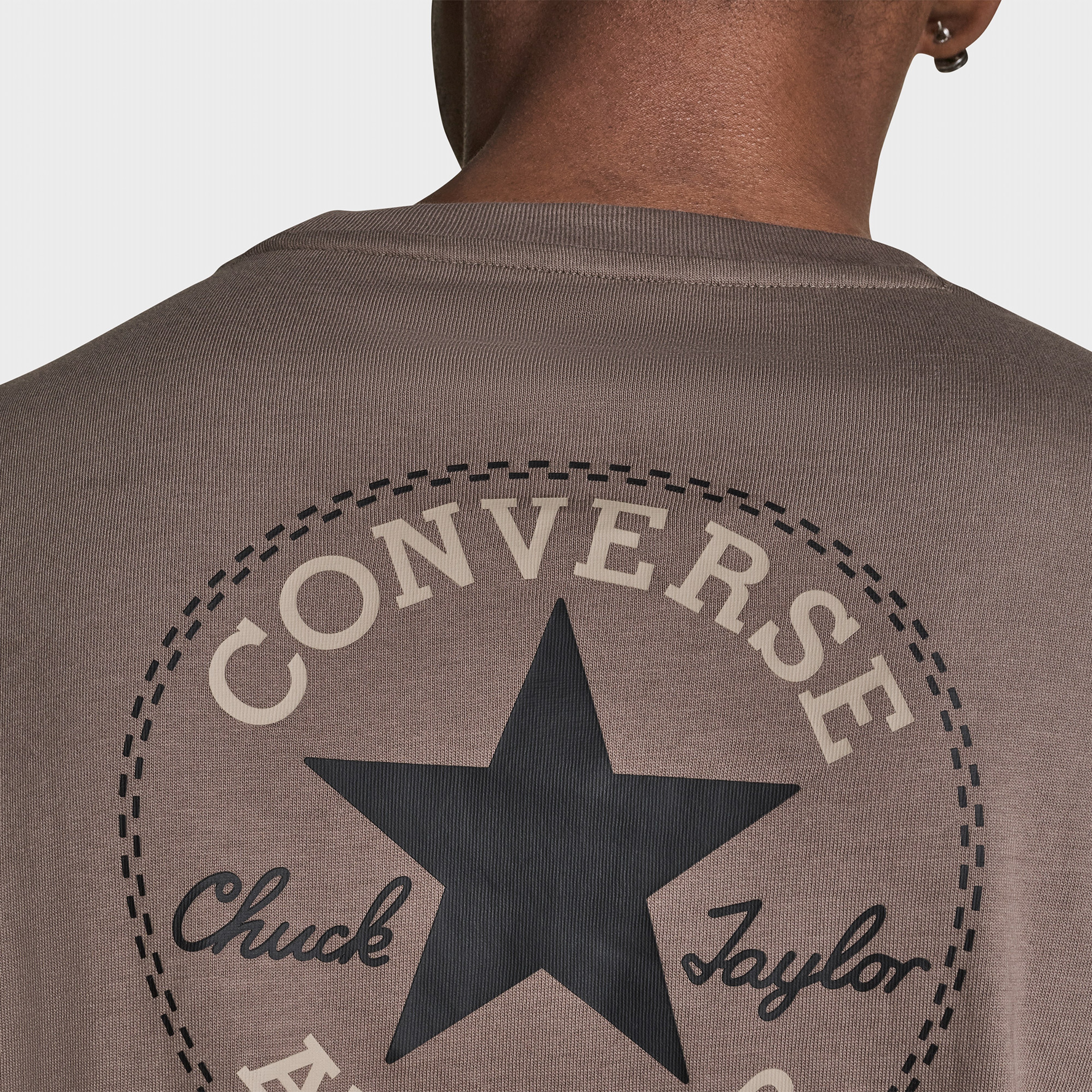 Converse Erkek Kahverengi T-Shirt
