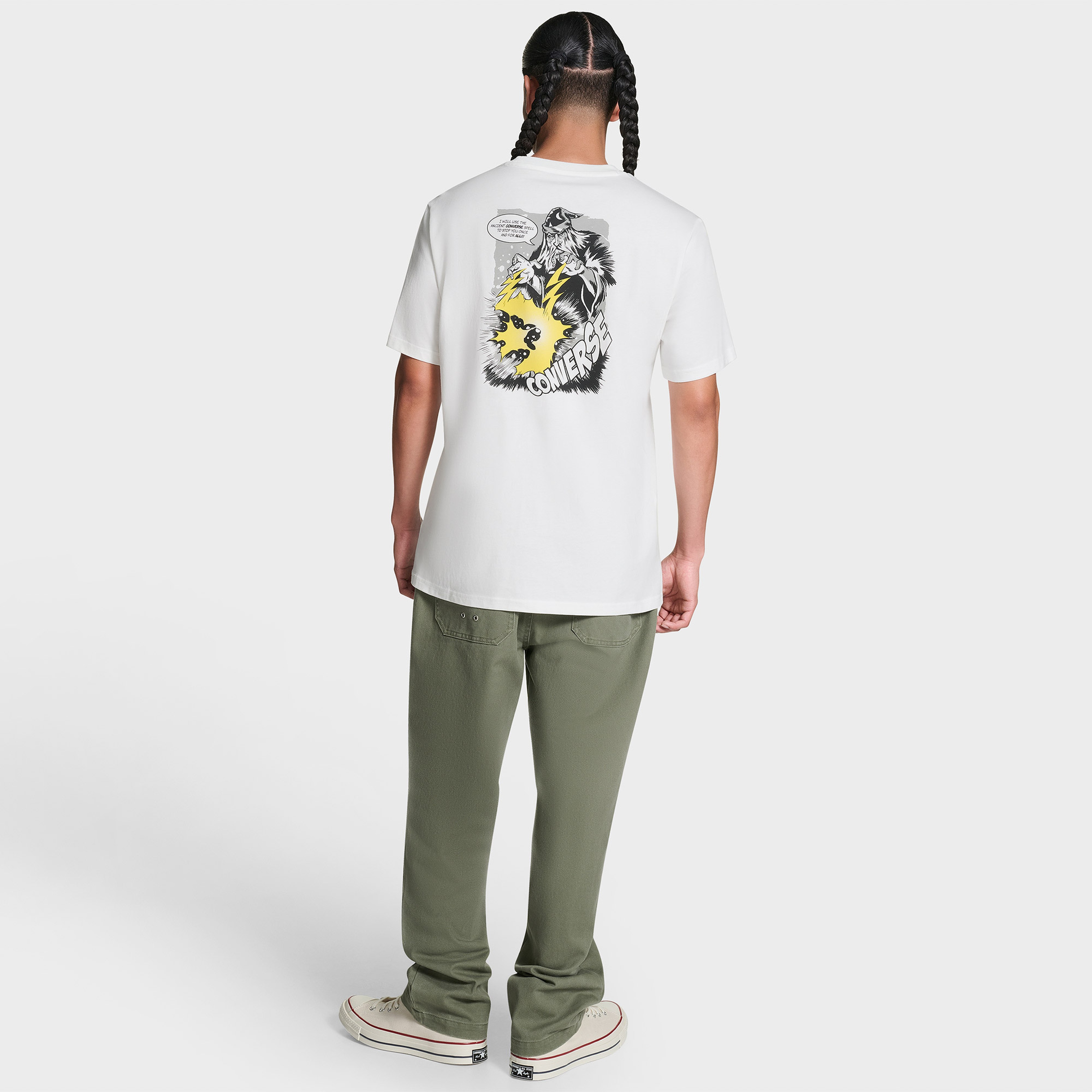 Converse Erkek Beyaz T-Shirt