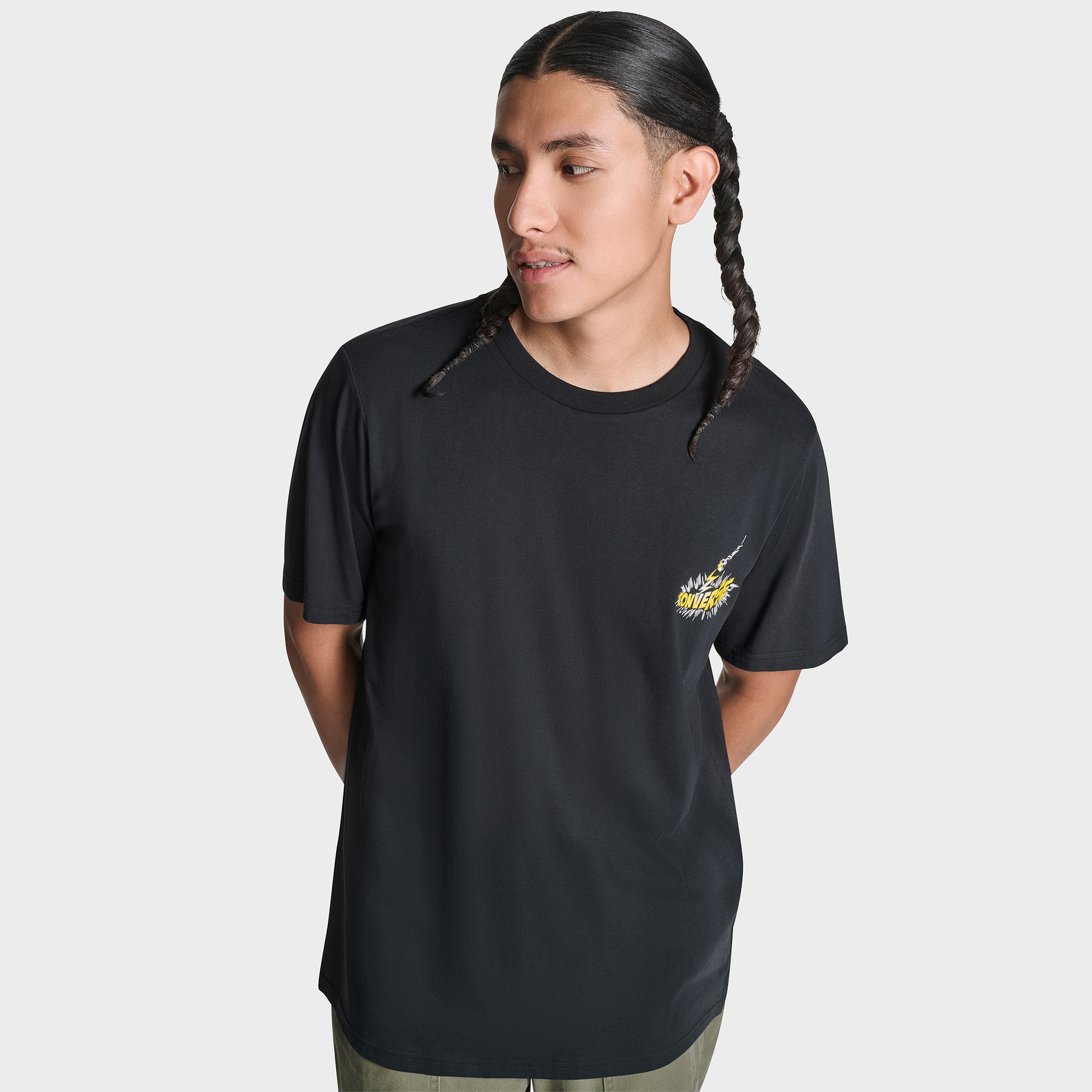 Converse Erkek Siyah T-Shirt