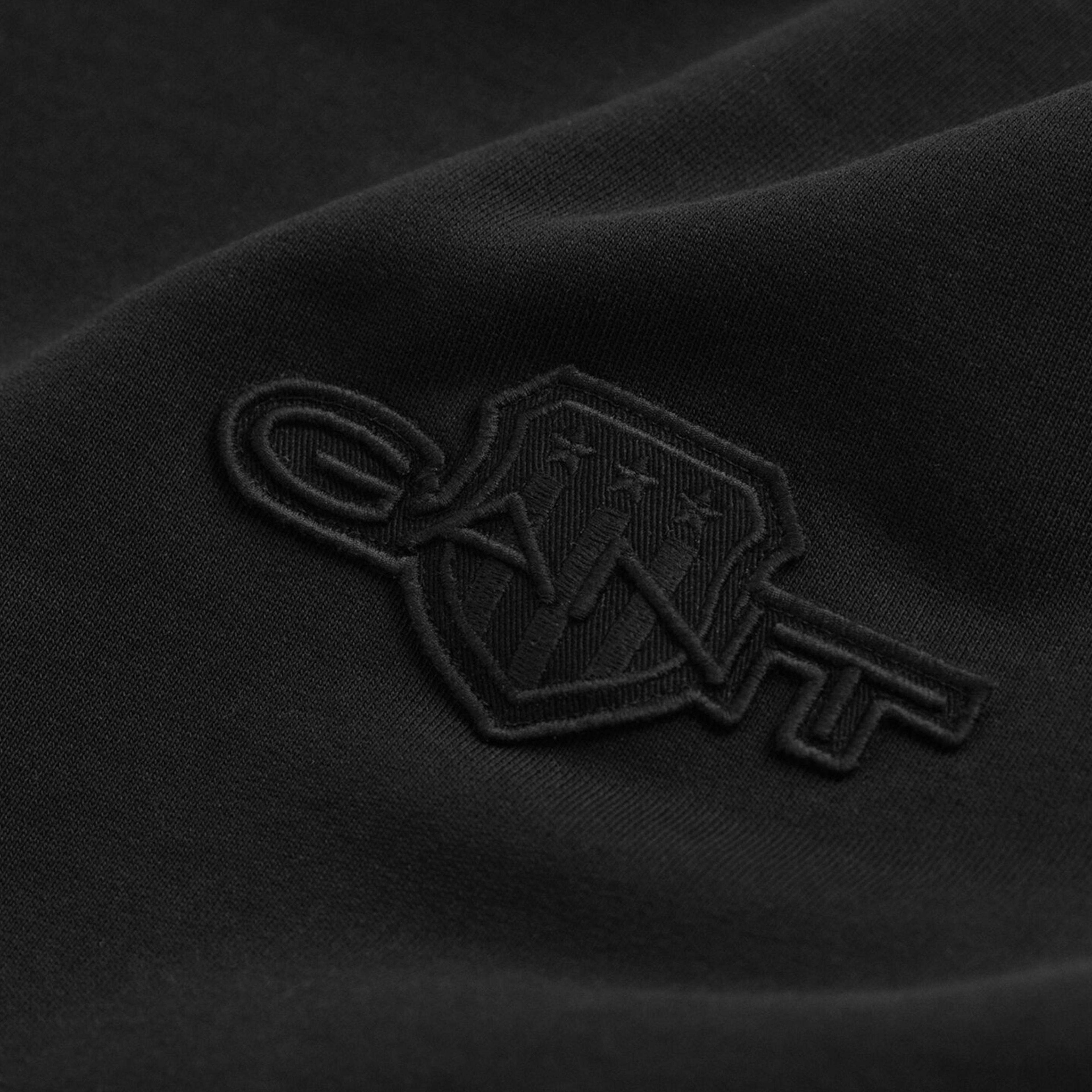 GANT Erkek Siyah Regular Fit Bisiklet Yaka Sweatshirt