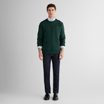 GANT Erkek Yeşil Regular Fit Bisiklet Yaka Sweatshirt