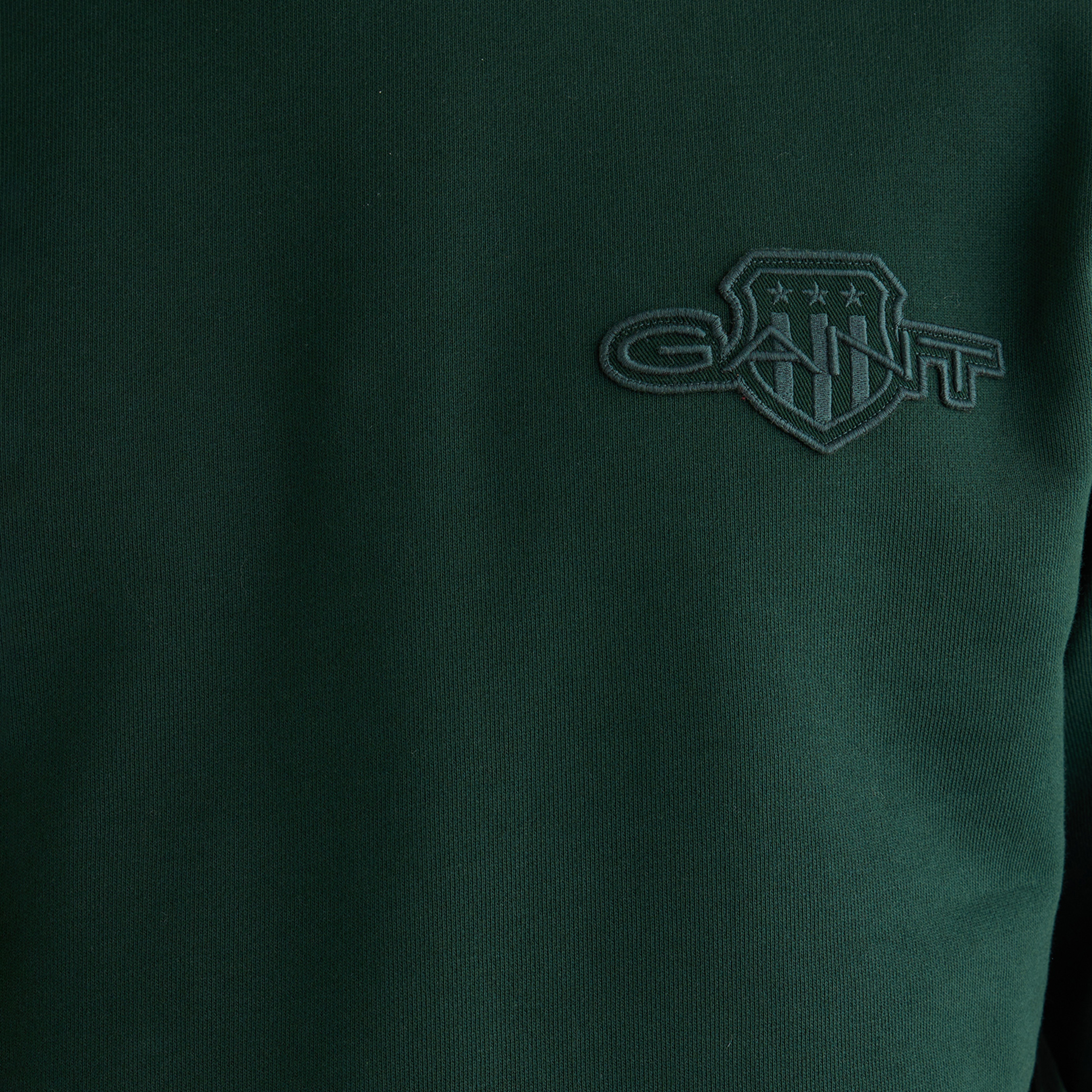 GANT Erkek Yeşil Regular Fit Bisiklet Yaka Sweatshirt