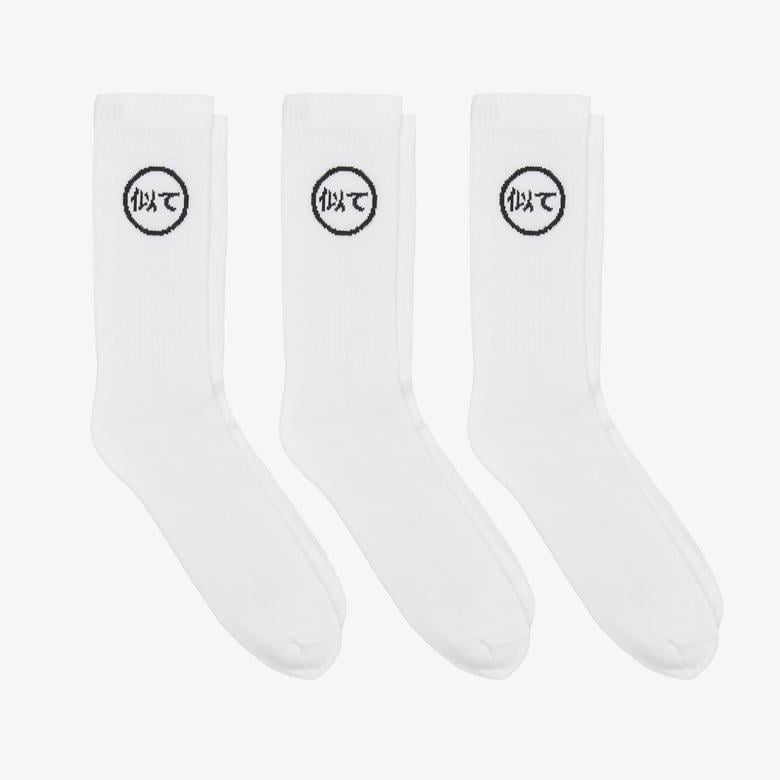 UNITED4 Classic Kadın Beyaz Çorap