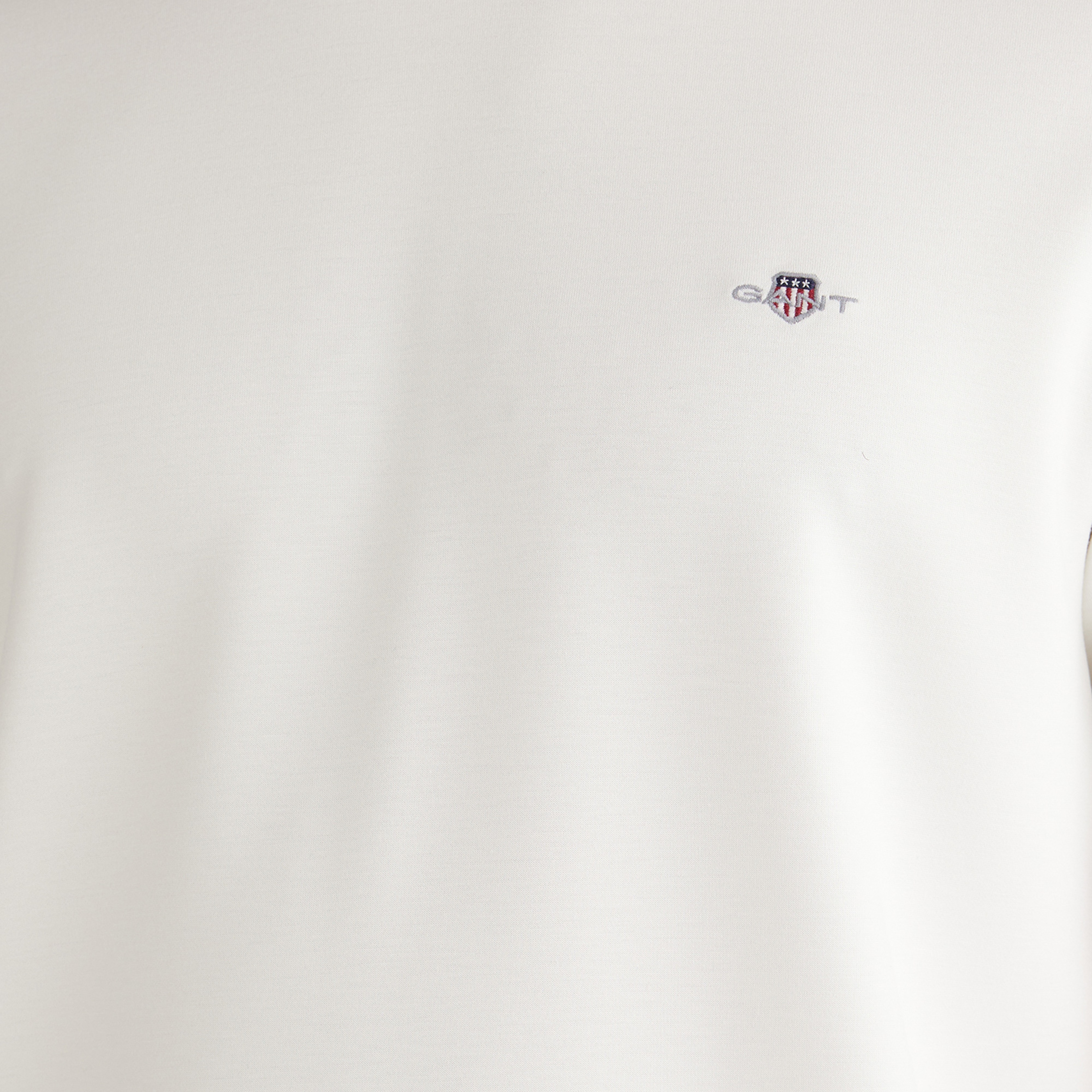 GANT Erkek Beyaz Regular Fit T-Shirt