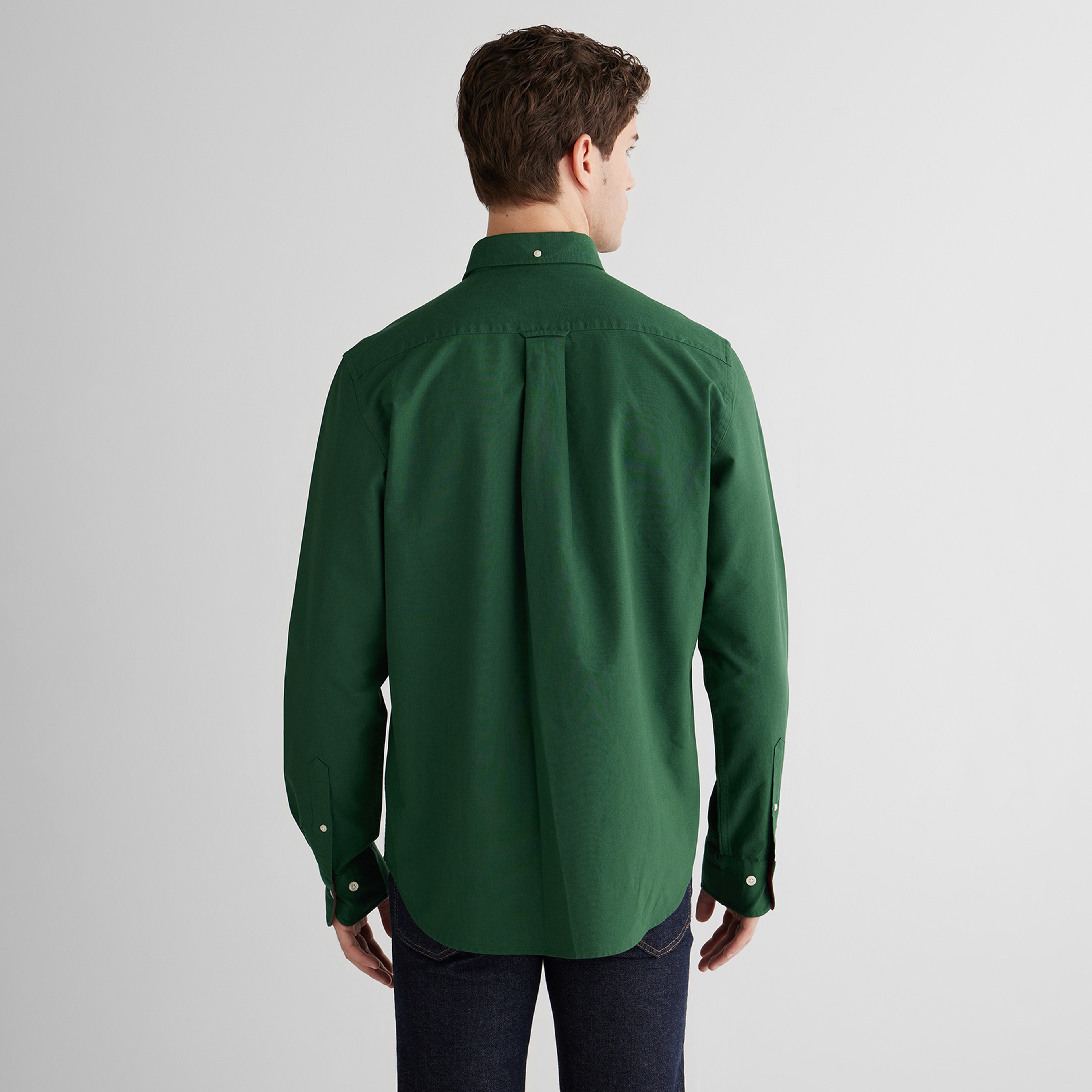 GANT Erkek Yeşil Regular Fit Oxford Gömlek