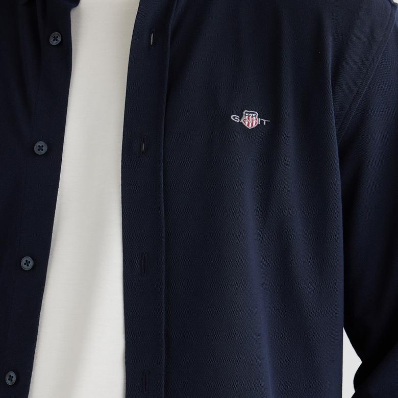 GANT Erkek Lacivert Regular Fit Gömlek