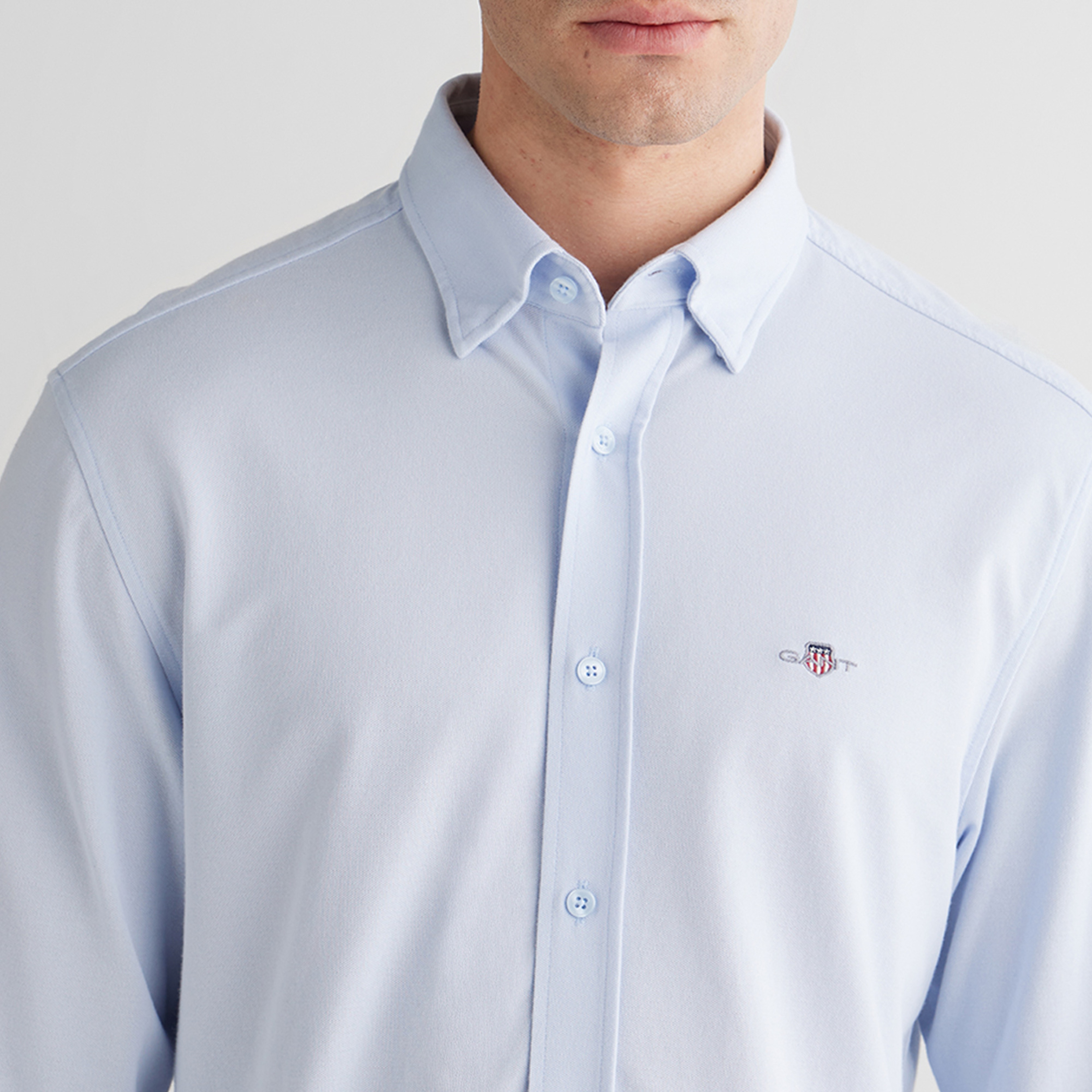 GANT Erkek Mavi Regular Fit Gömlek