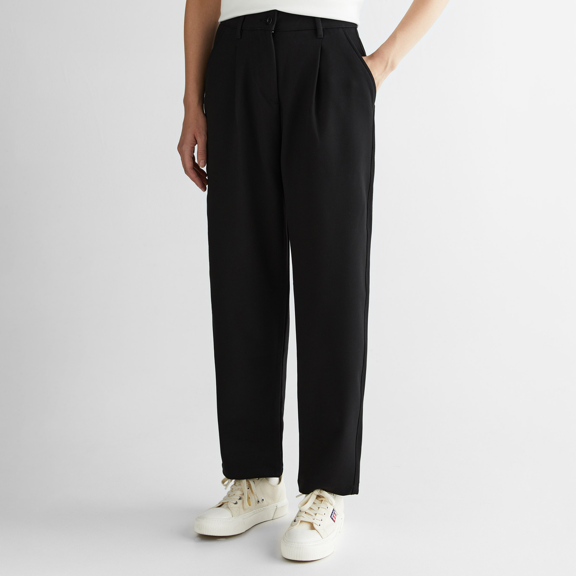 GANT Kadın Siyah Carrot Fit Pantolon