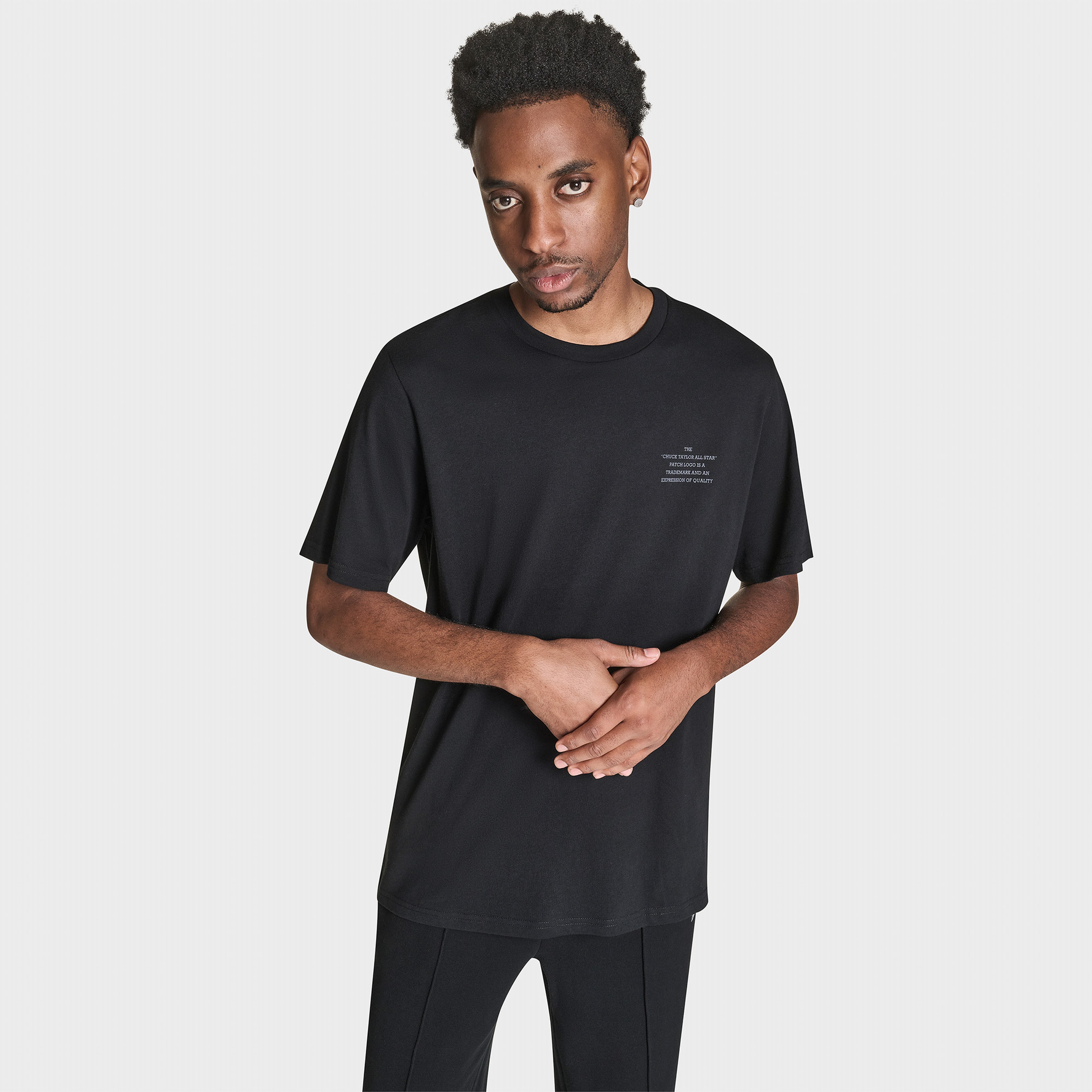 Converse Erkek Siyah T-Shirt