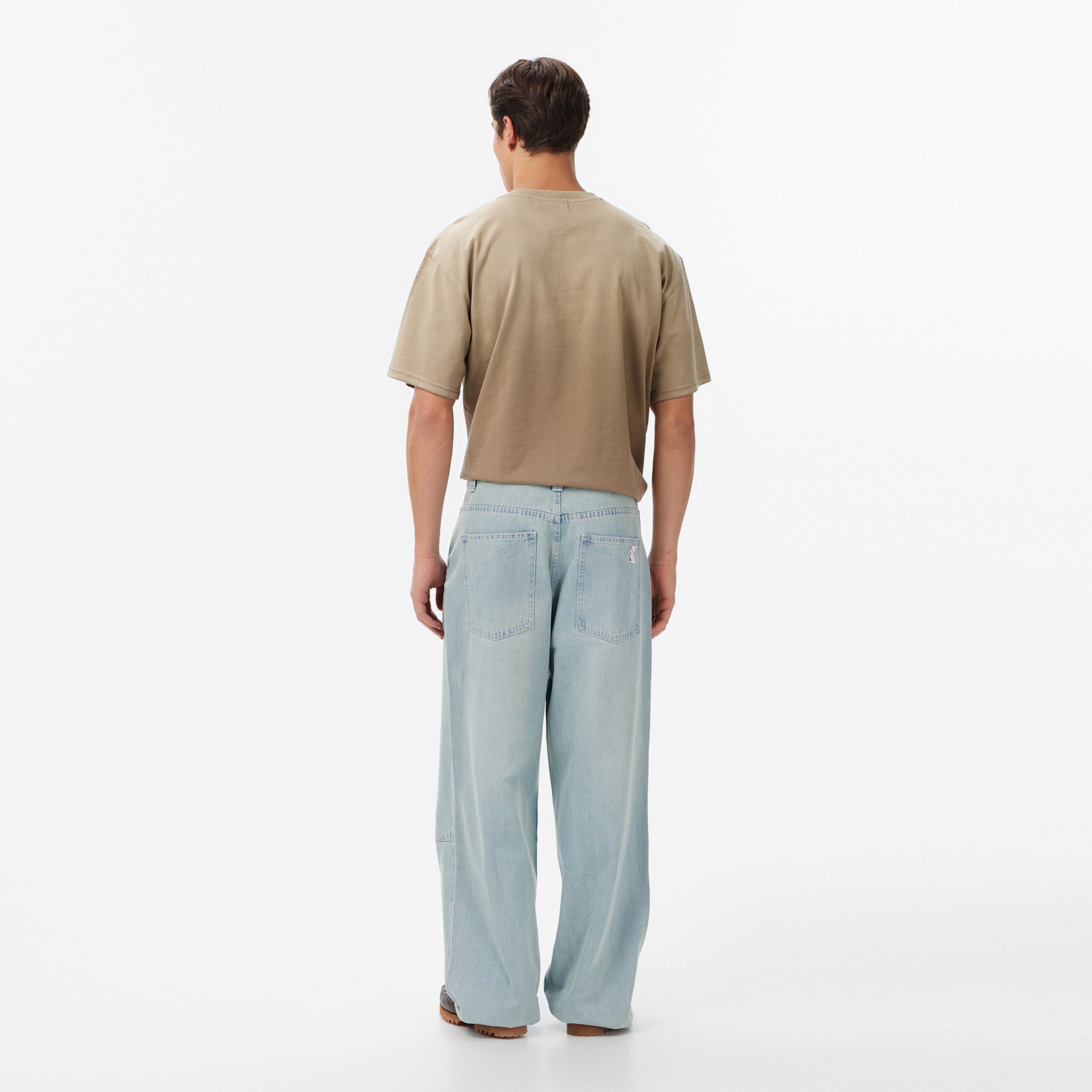 Karl Kani OG Washed Western Relaxed Baggy Erkek Mavi Pantolon