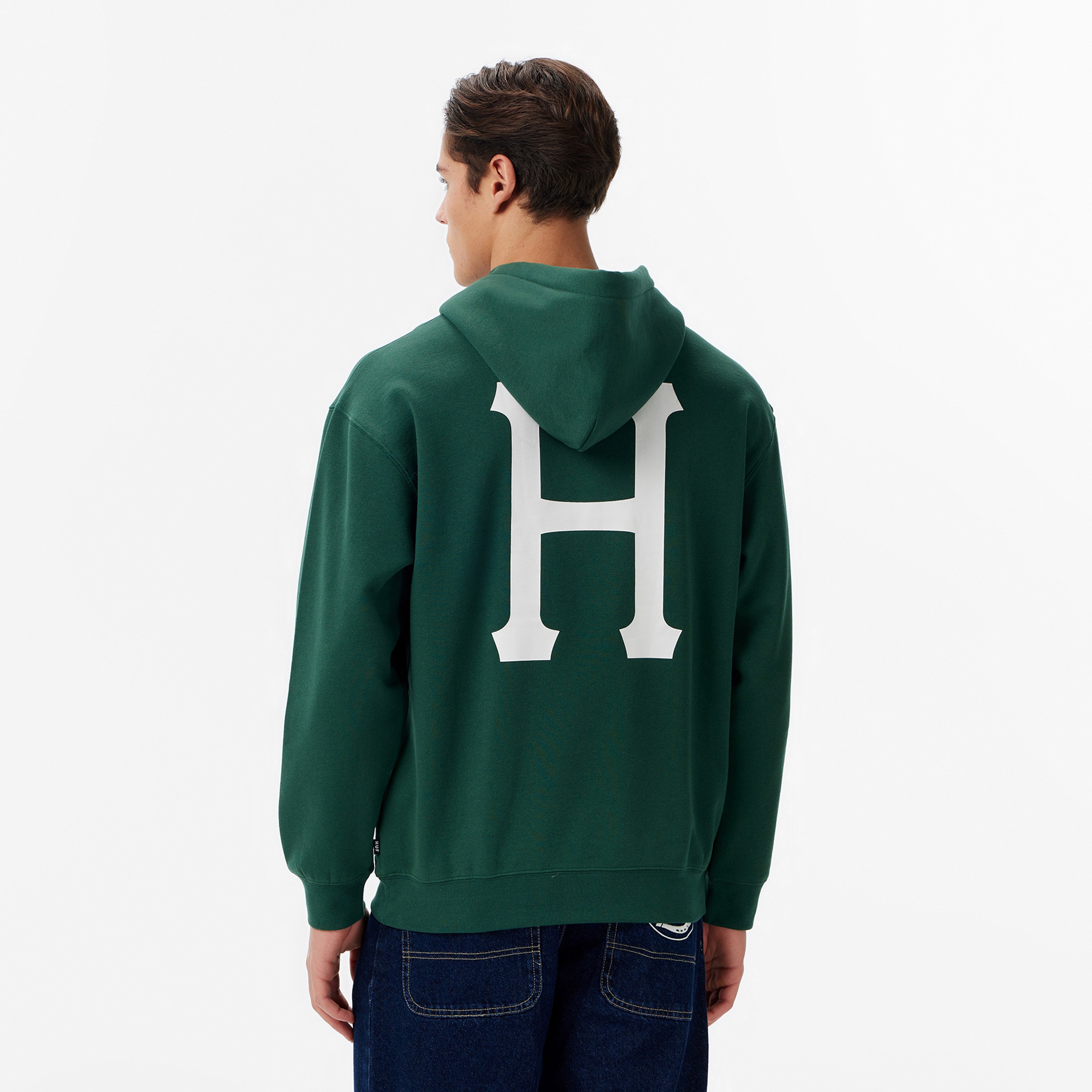 Huf Classic Pullover Erkek Yeşil Sweatshirt