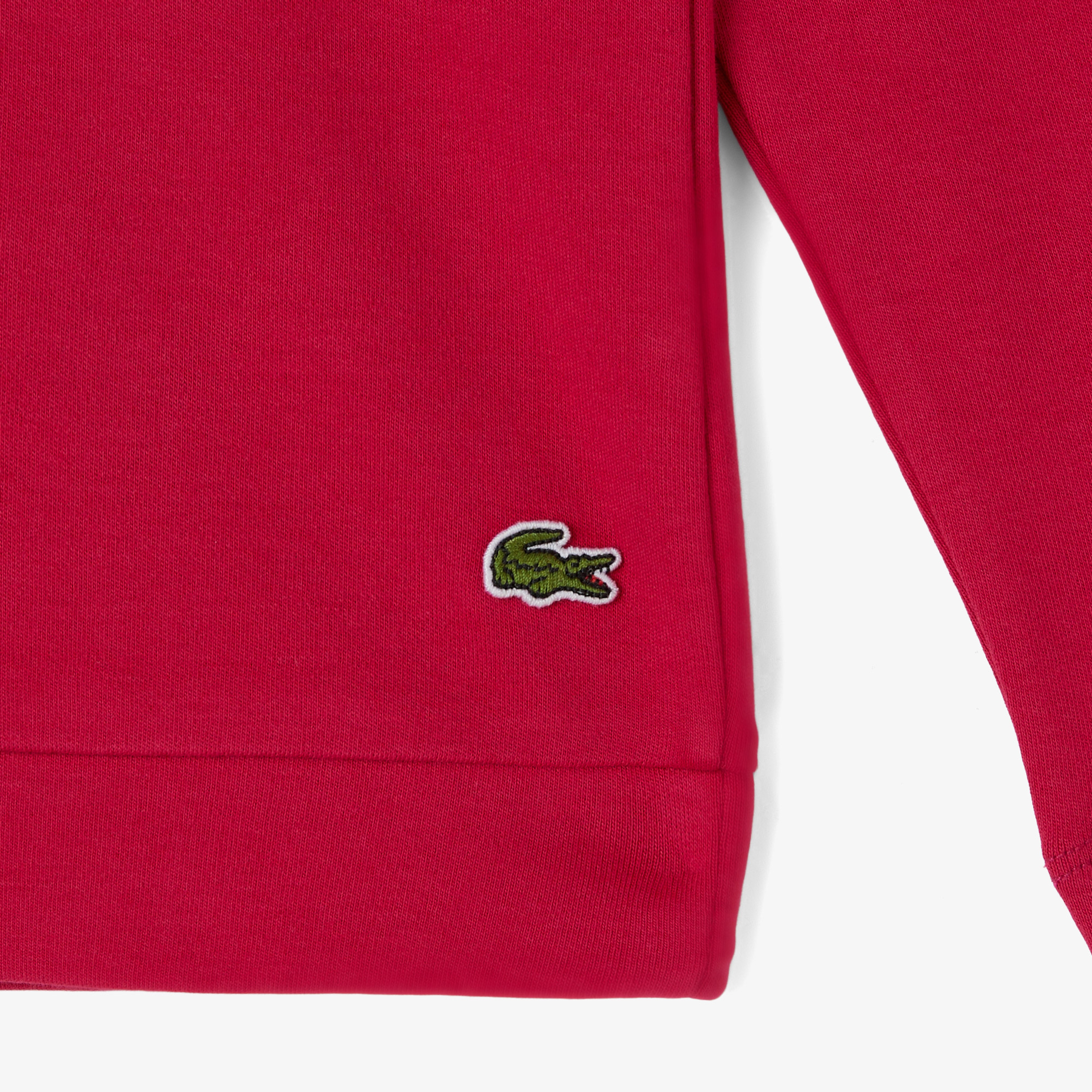 Lacoste Çocuk Uzun Kollu Bisiklet Yaka Baskılı Pembe T-Shirt