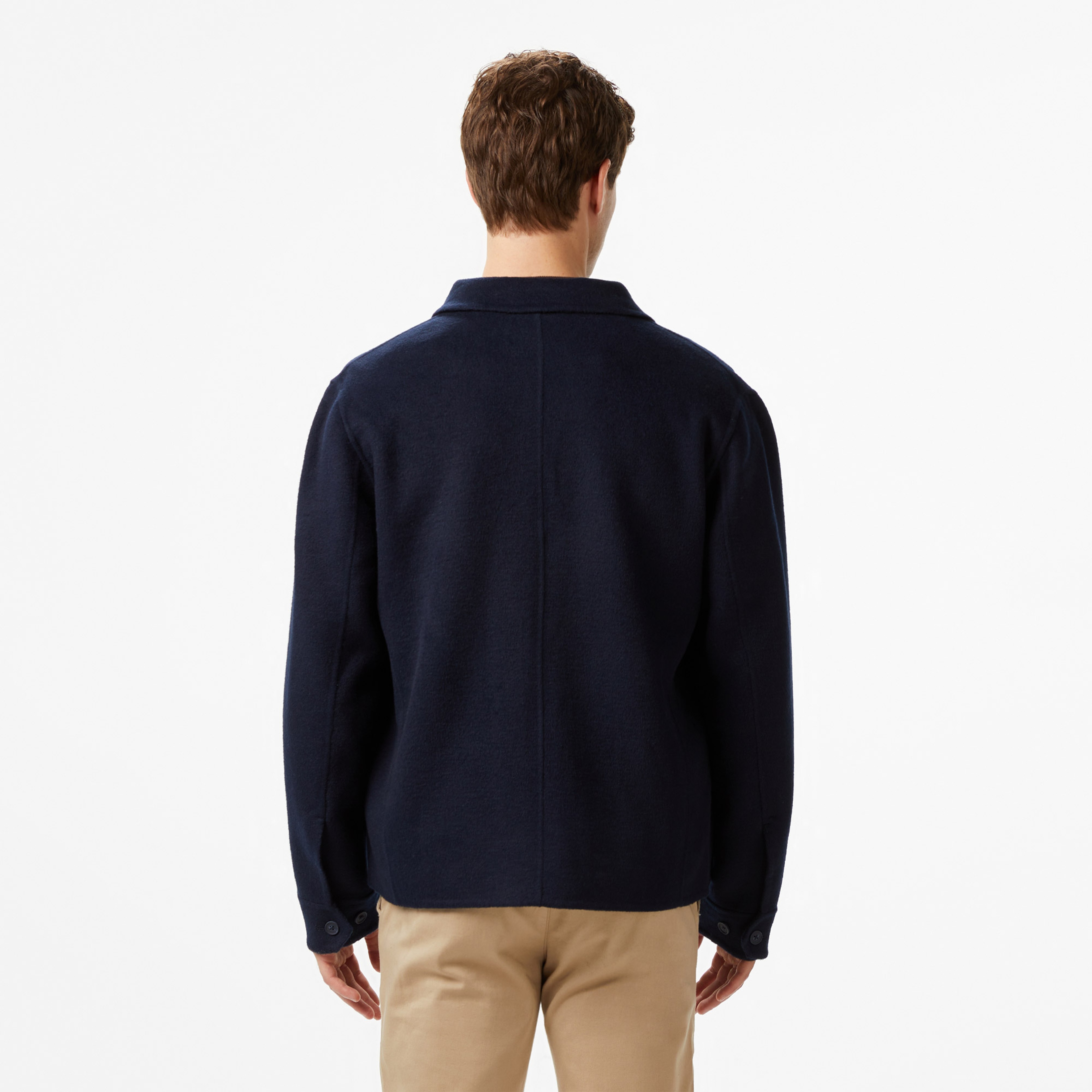 Nautica Erkek Lacivert Regular Fit Kaşe Ceket