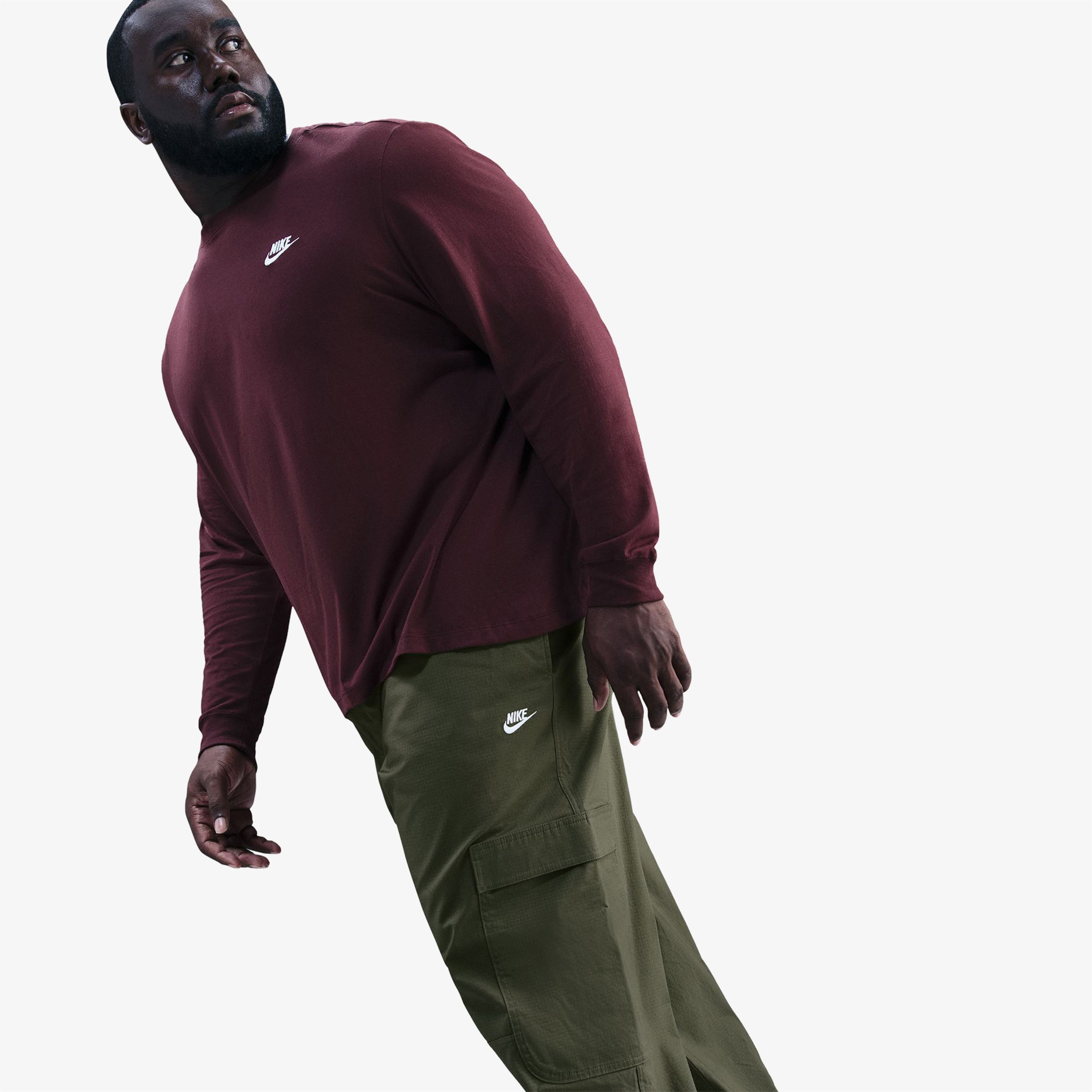 Nike Sportswear Woven Erkek Yeşil Kargo Eşofman Altı