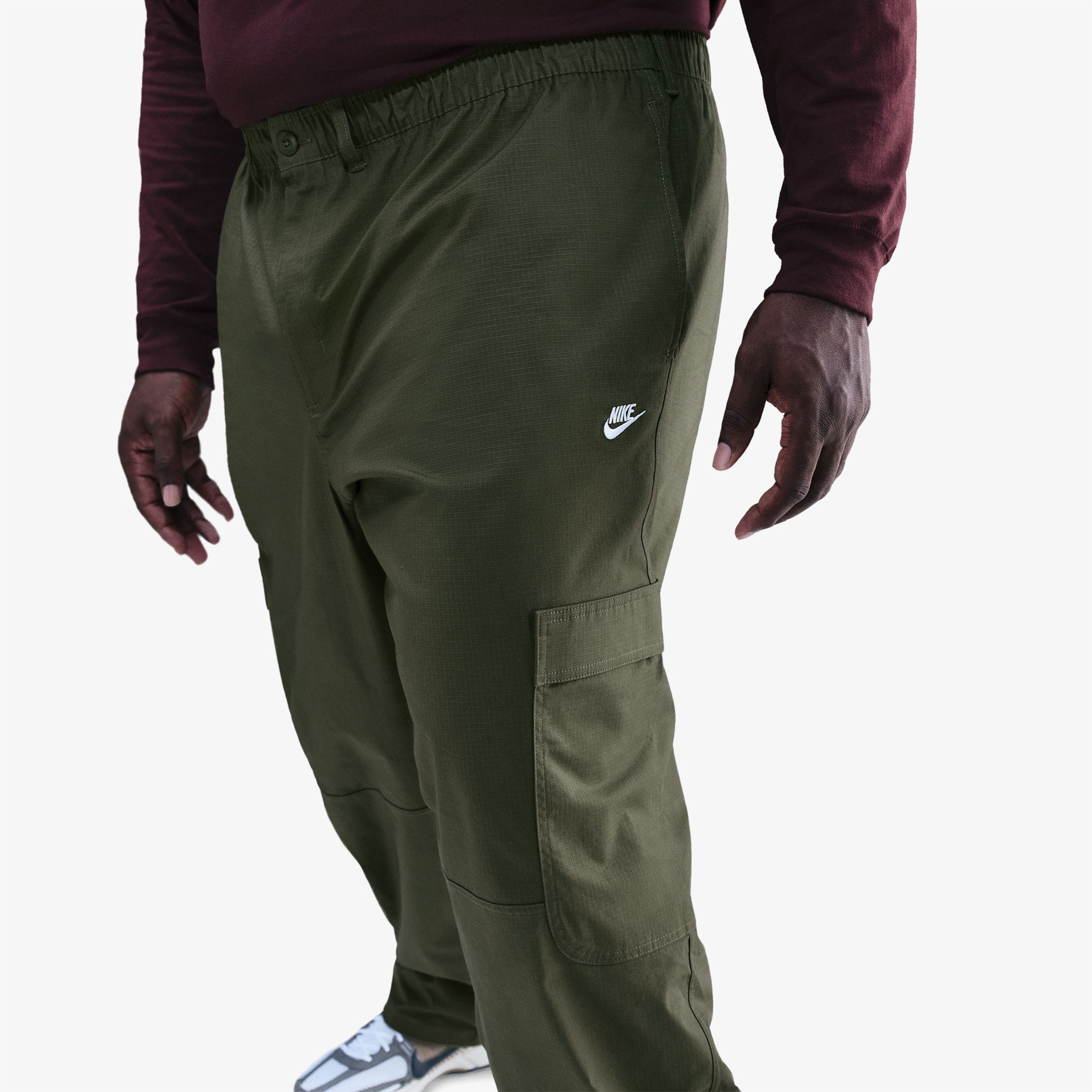 Nike Sportswear Woven Erkek Yeşil Kargo Eşofman Altı