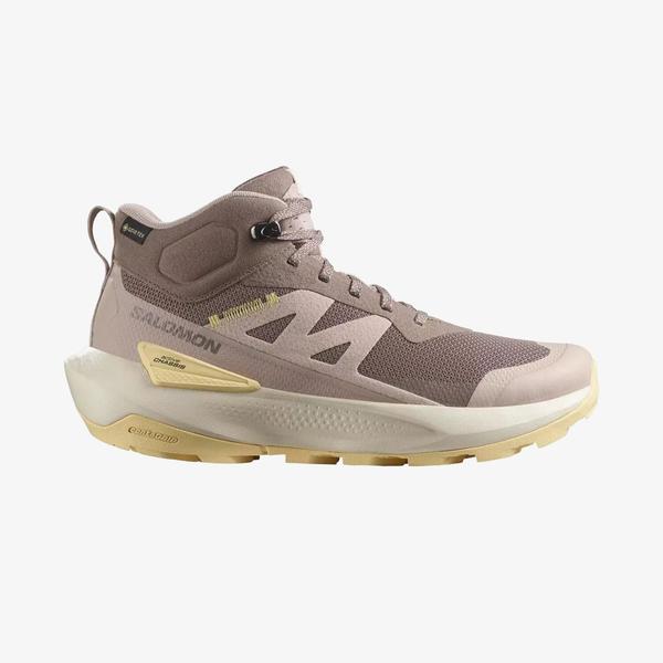 Salomon Elixir Active Mid Gore Tex Kadın Kahverengi Bot
