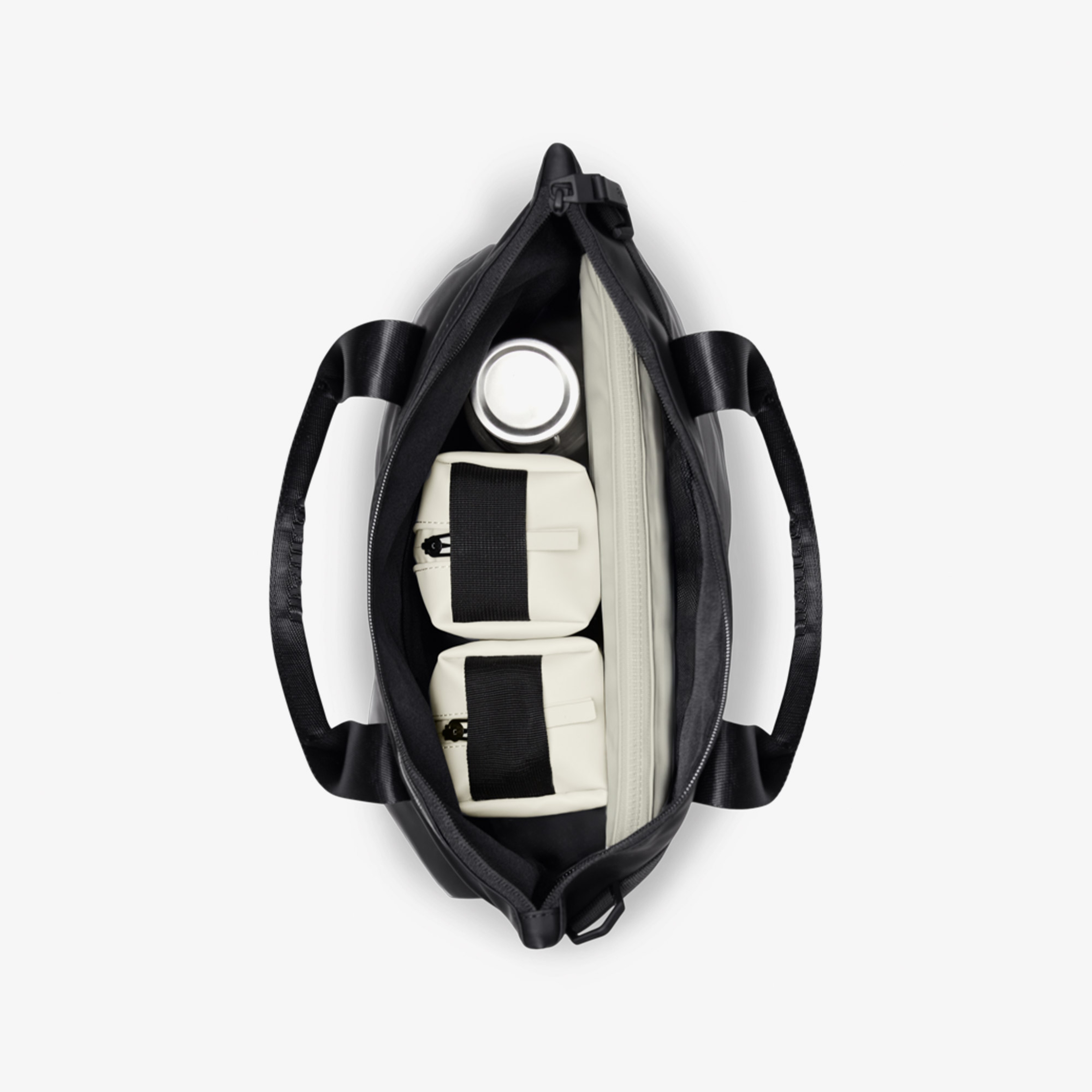 Rains Trail Tote Bag W3 Unisex Siyah Omuz Çantası