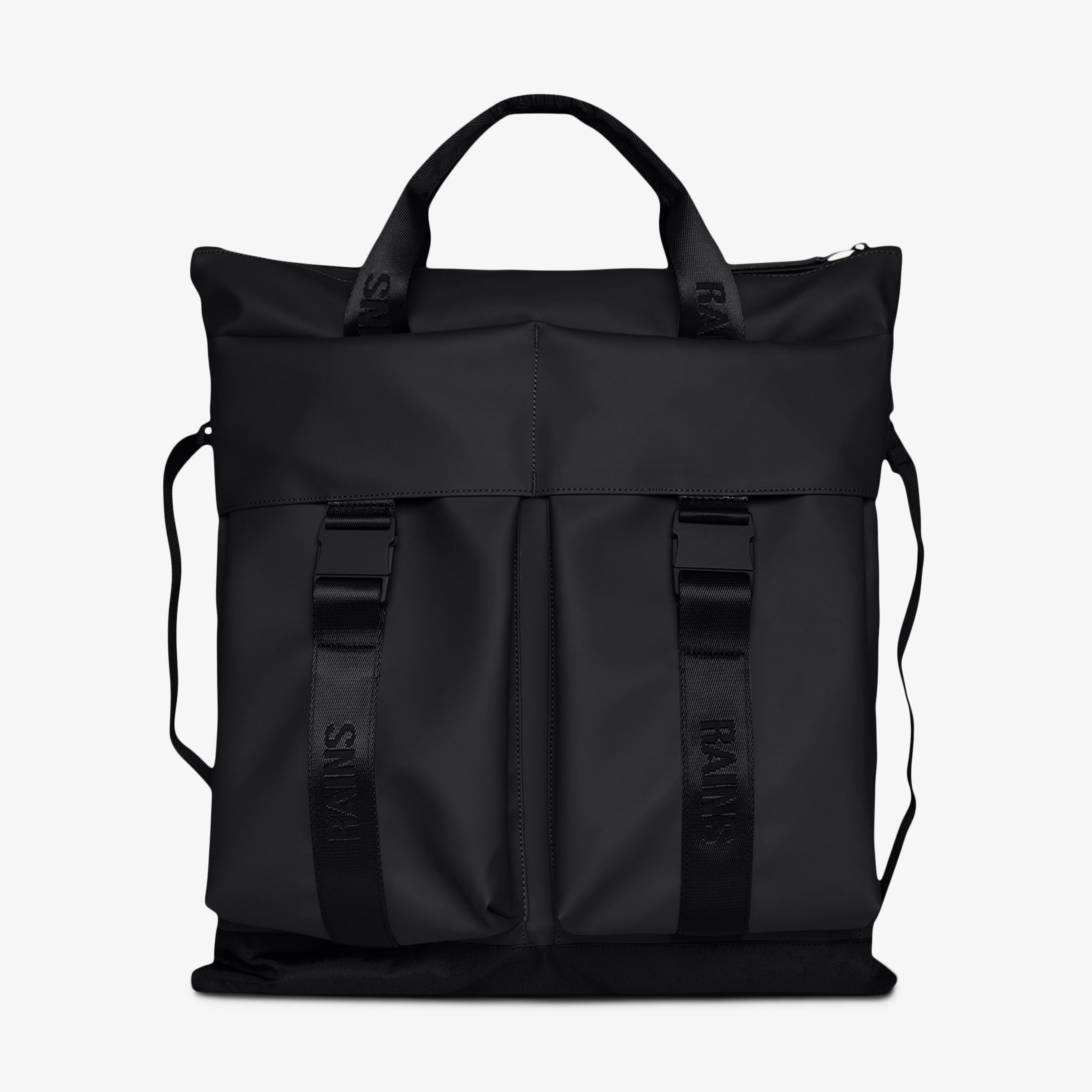 Rains Trail Tote Bag W3 Unisex Siyah Omuz Çantası