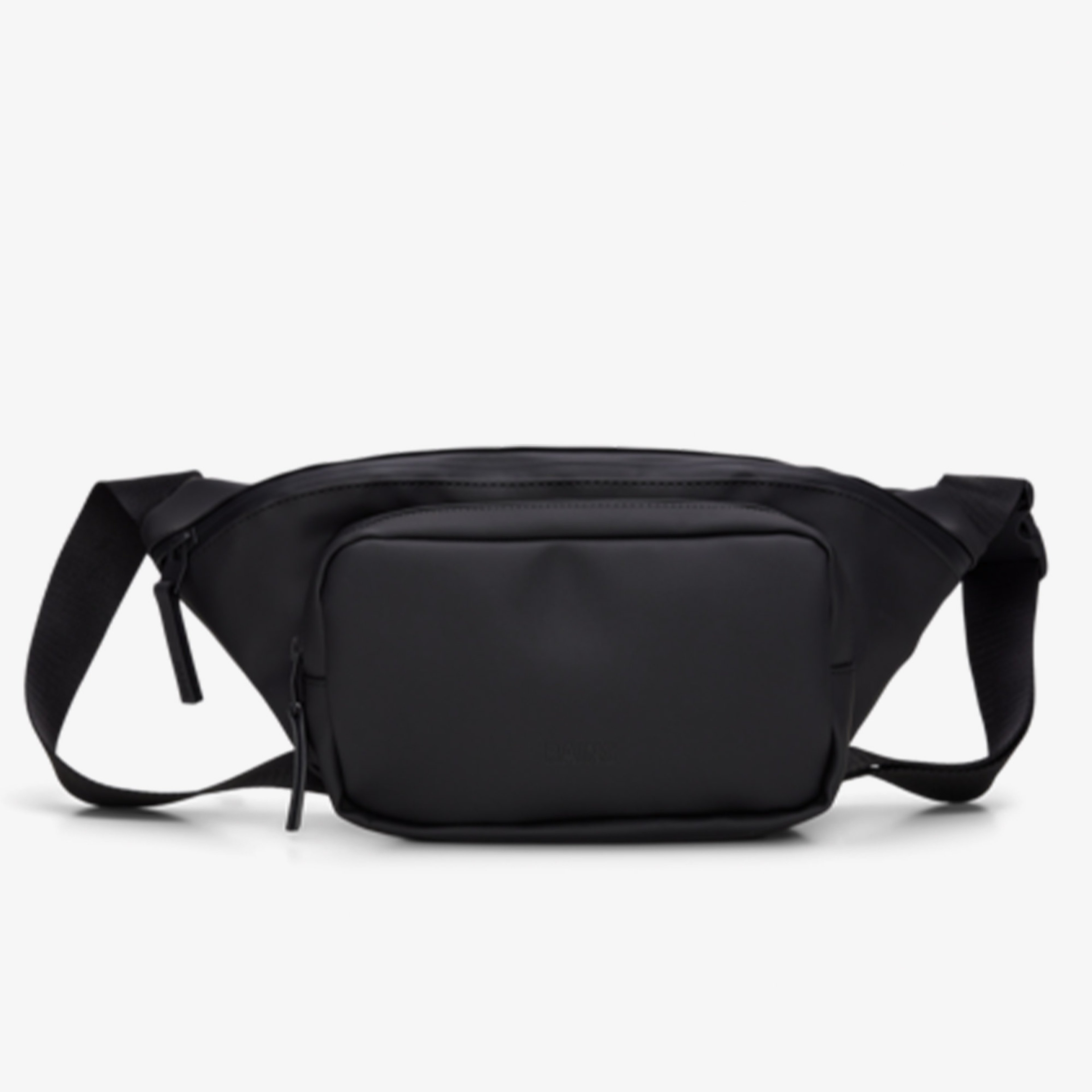 Rains Unisex Siyah Bel Çantası