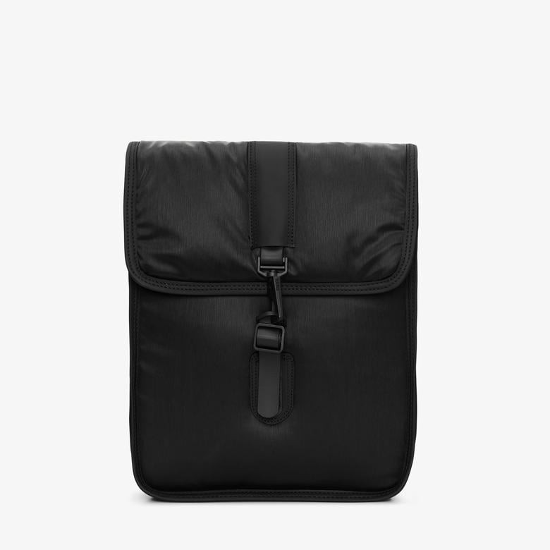 Rains Puffed Backpack Micro W3 Unisex Siyah Sırt Çantası