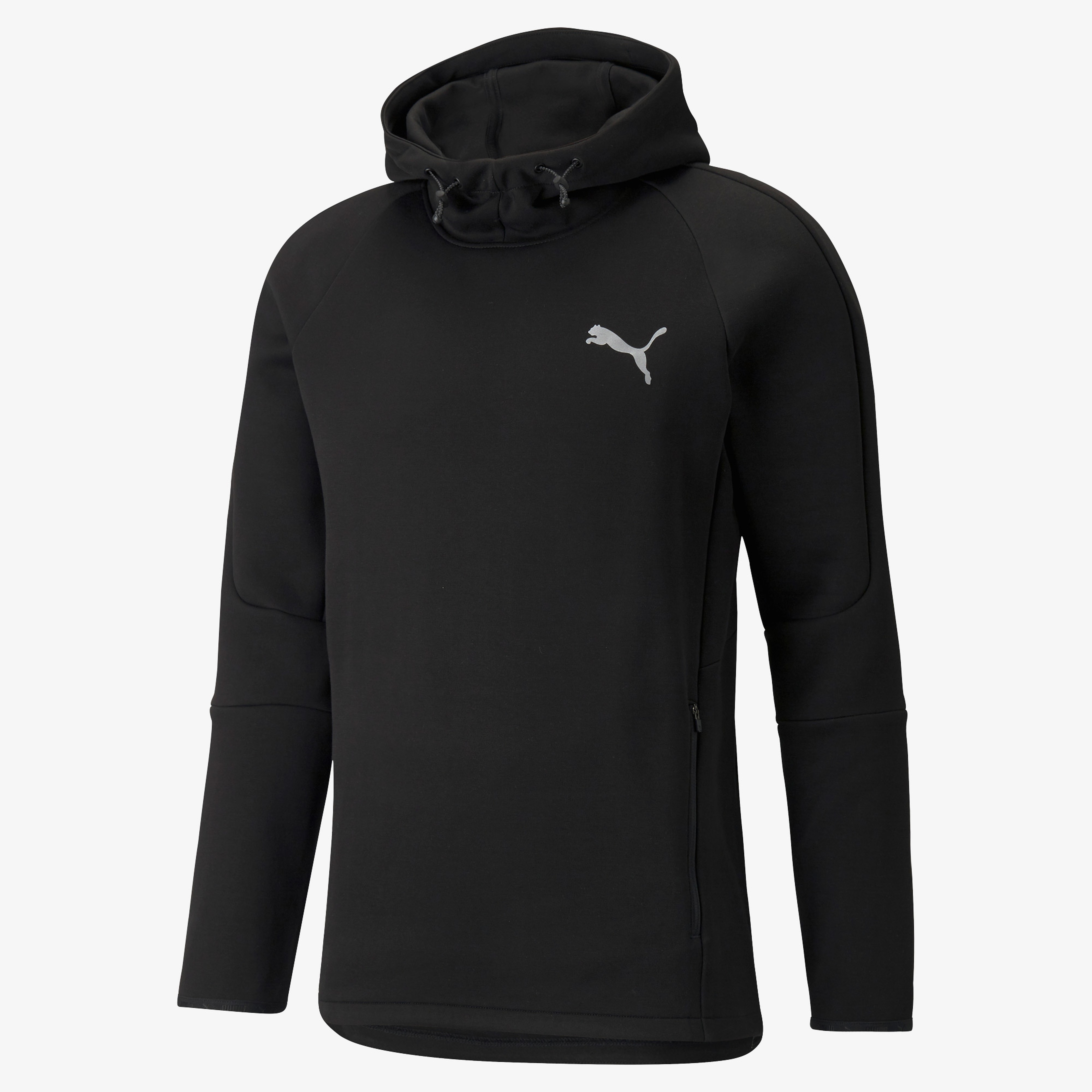 Puma Evostripe FZ Erkek Siyah Sweatshirt