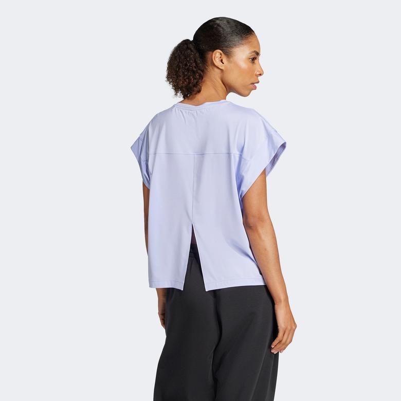 adidas Yga T Kadın Mor T-Shirt