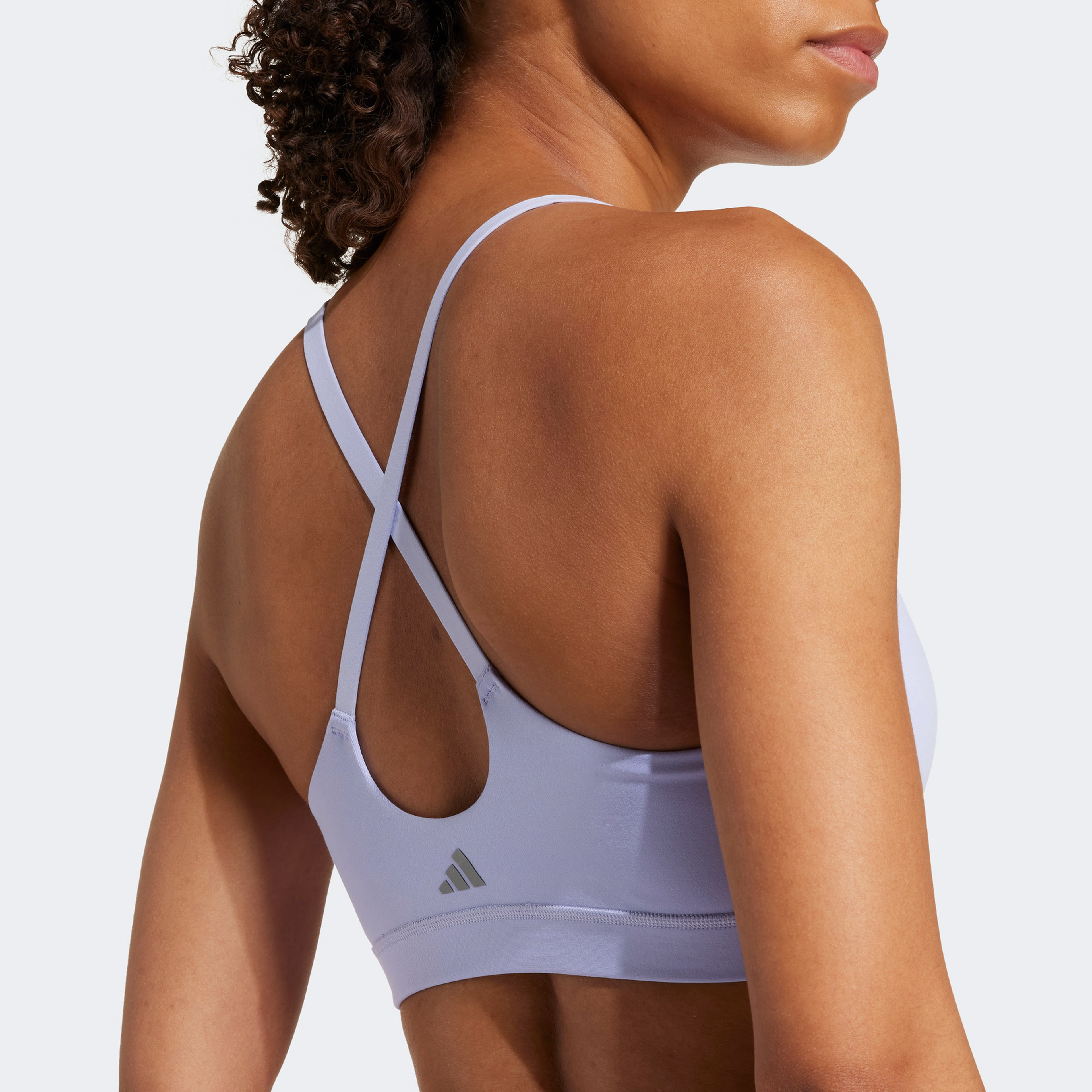 adidas All Me Light Support Kadın Mor Bra