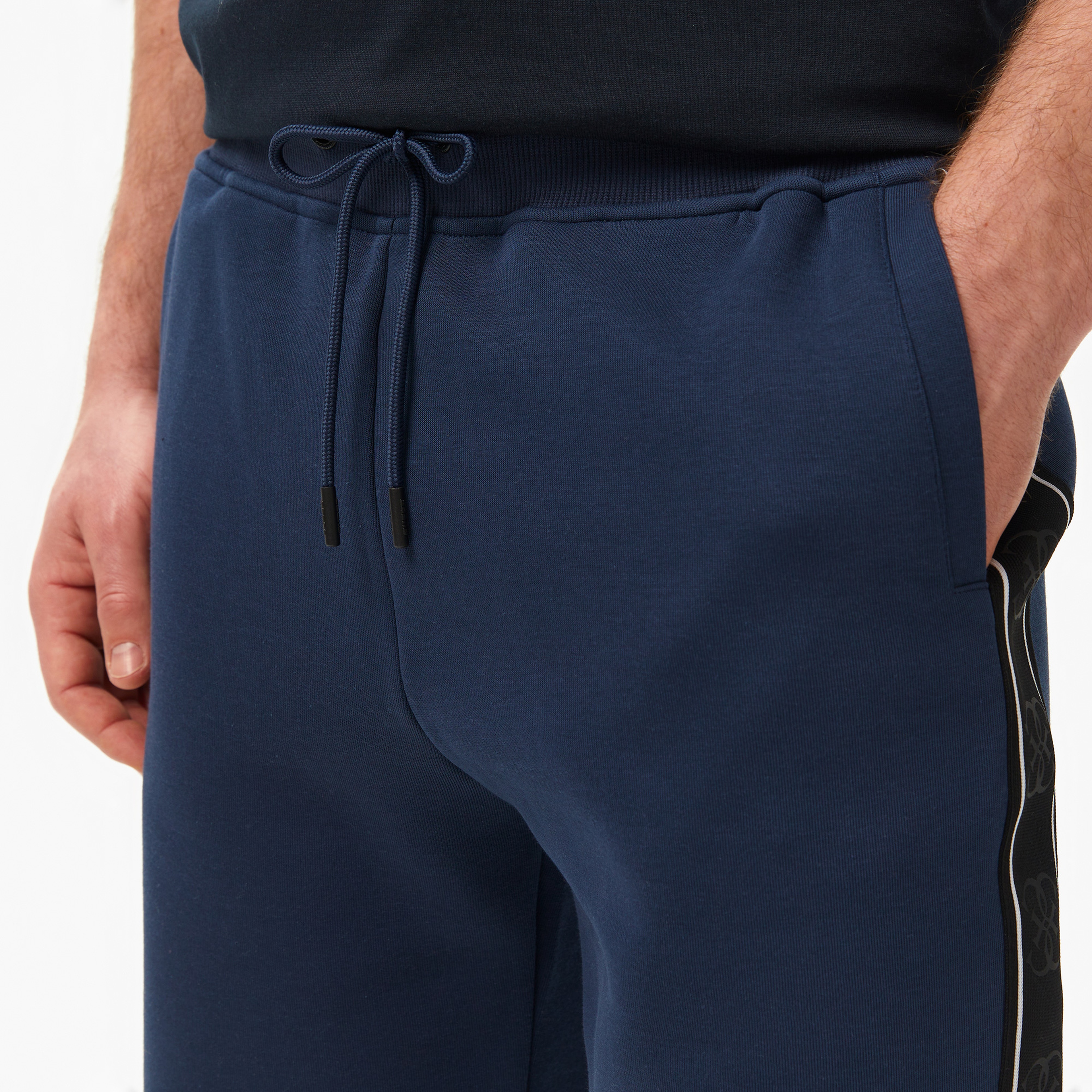 Guess Mickey Short Recycled Punto Milano 300 Erkek Mavi Şort