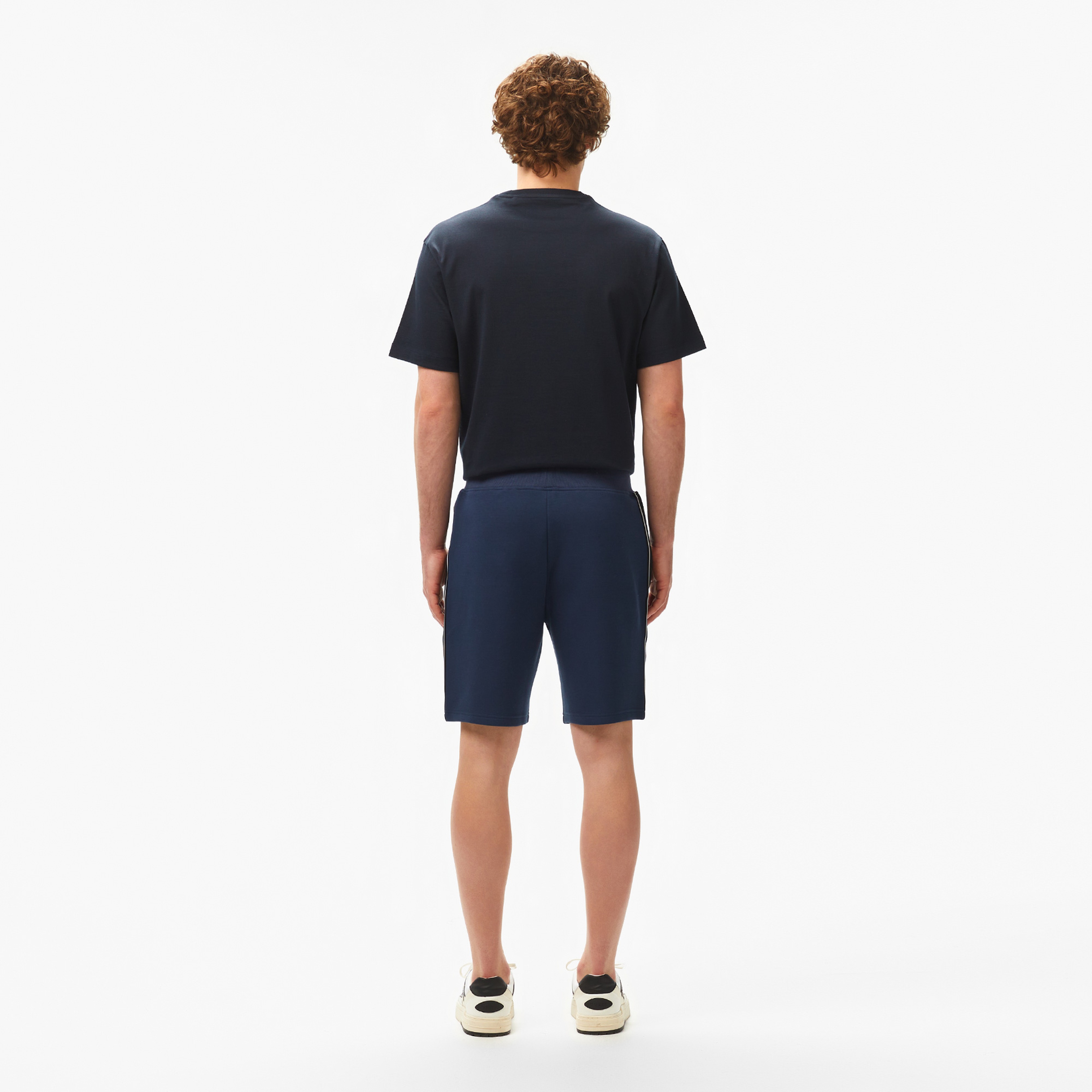 Guess Mickey Short Recycled Punto Milano 300 Erkek Mavi Şort