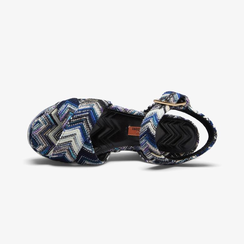 Missoni Kadın Mavi Sandalet