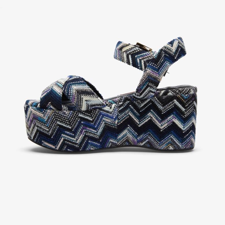 Missoni Kadın Mavi Sandalet