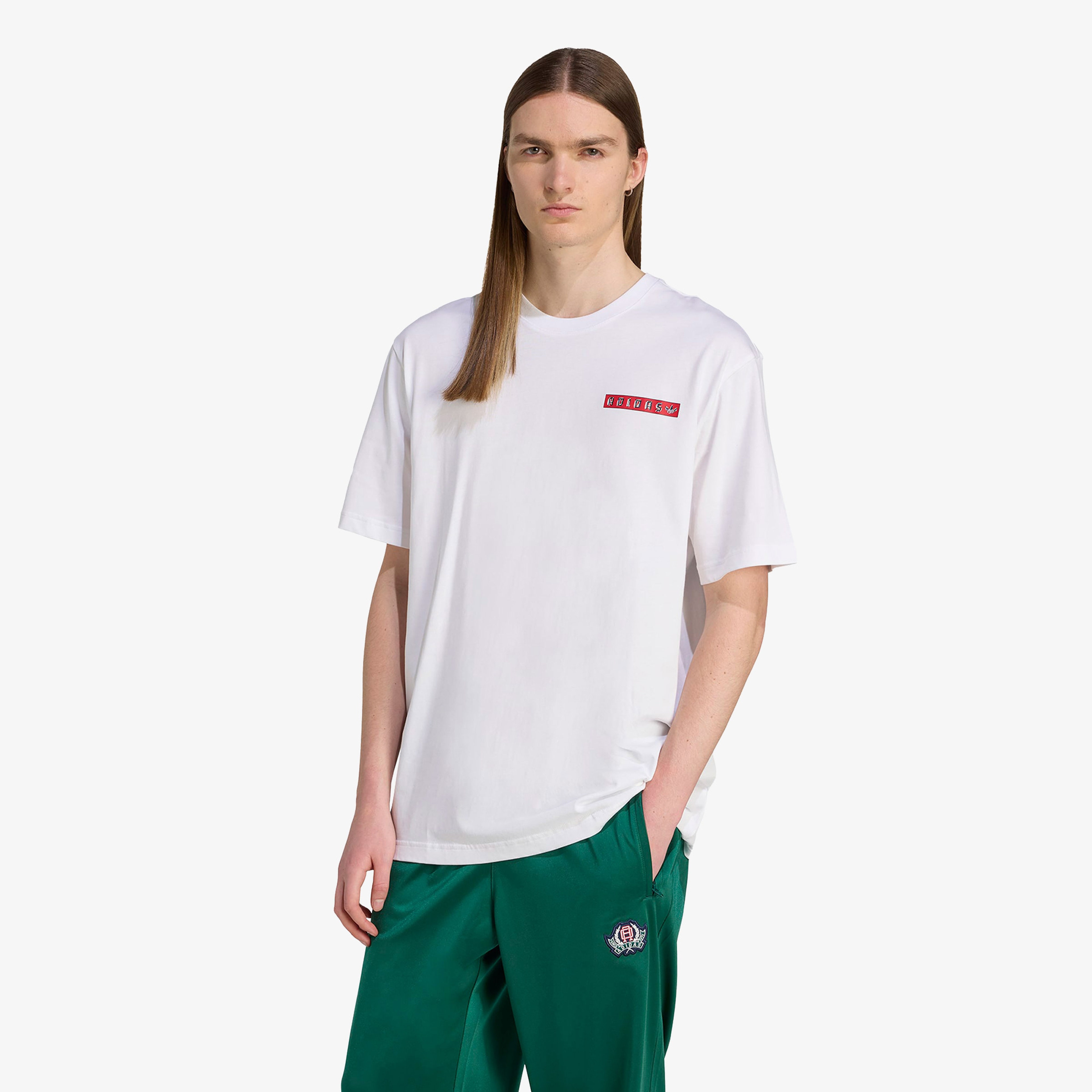 adidas Graphic  Erkek Beyaz T-Shirt