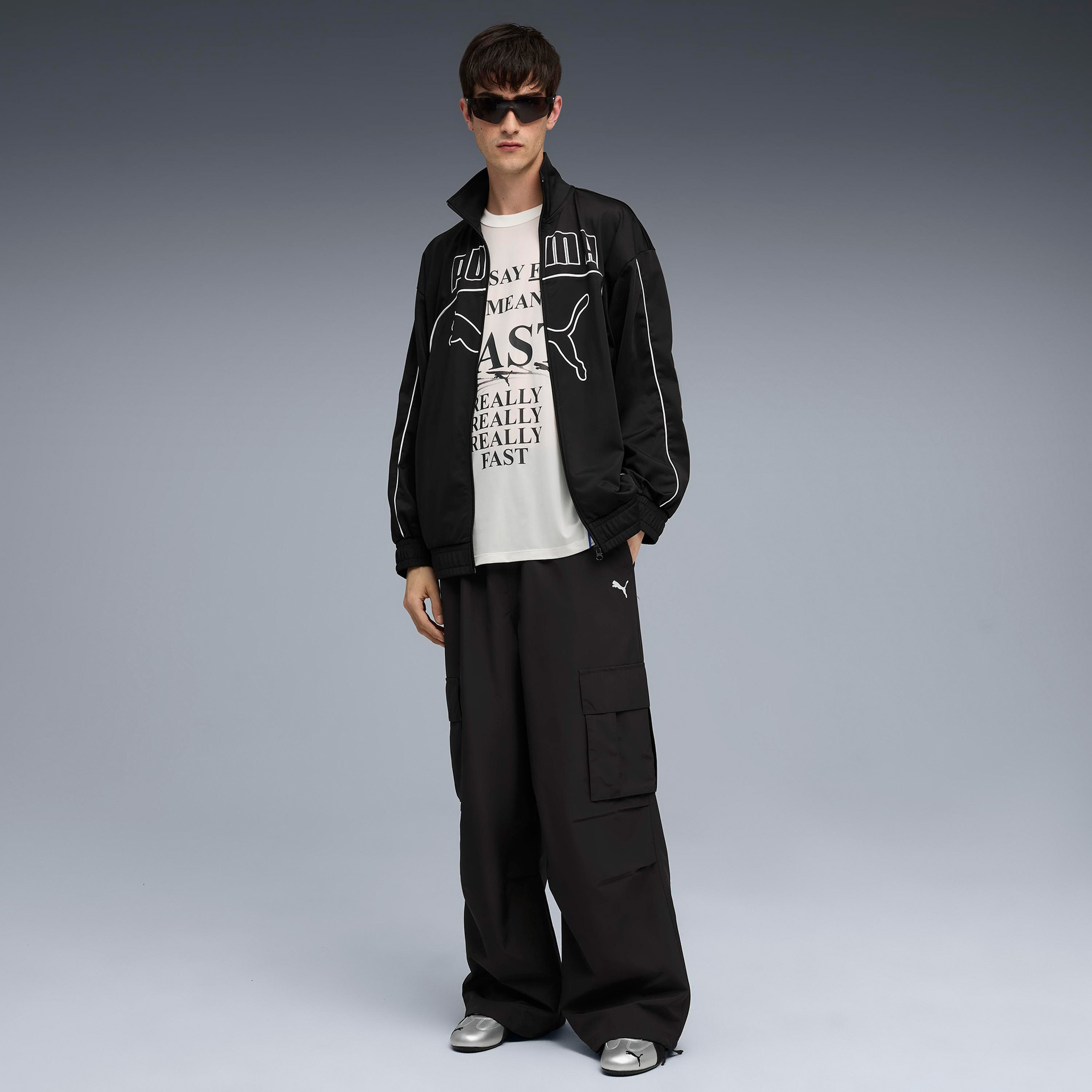 Puma Future Archive Graphic Unisex Siyah Ceket