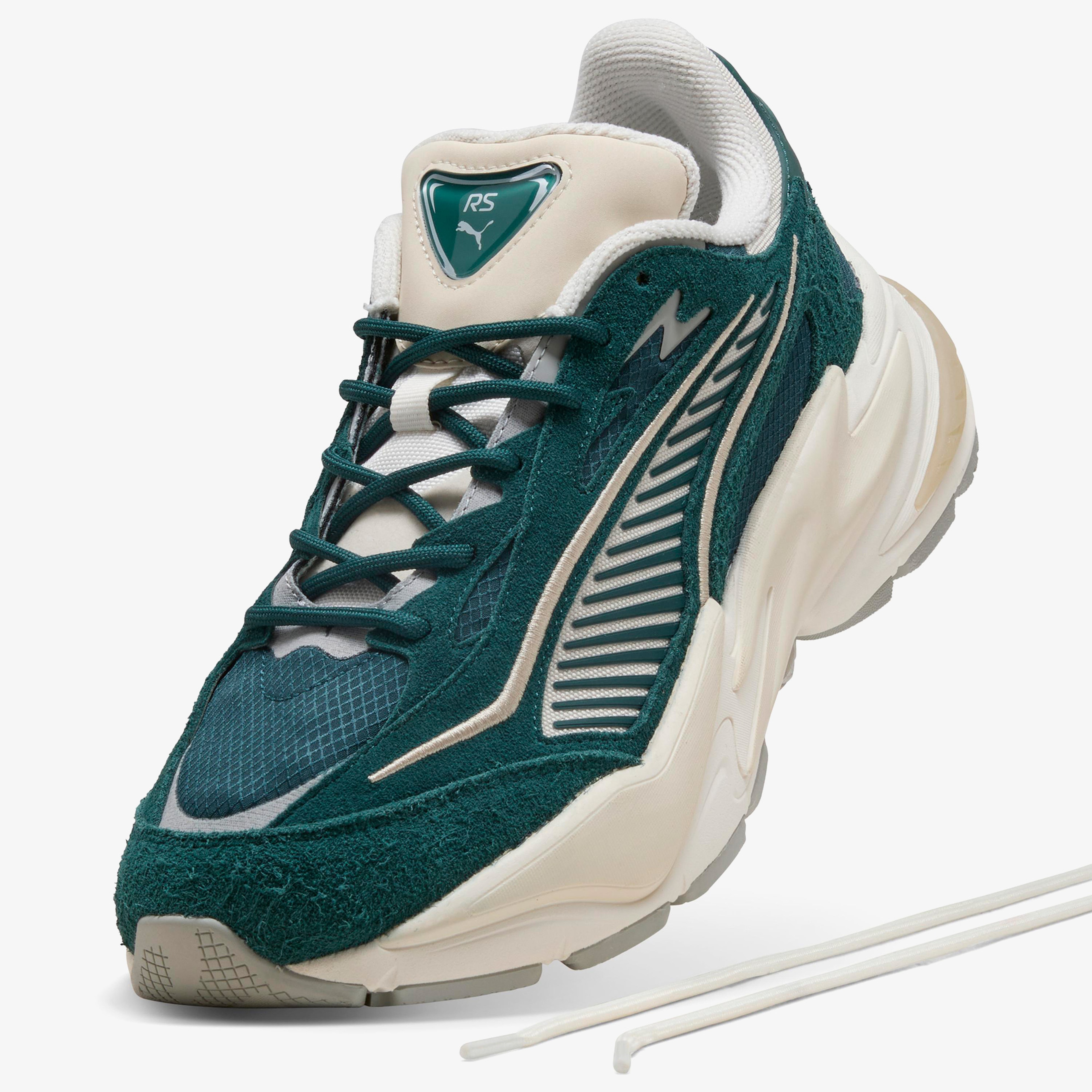 Puma Rs Surge Hairy Suede Erkek Yeşil Spor Ayakkabı