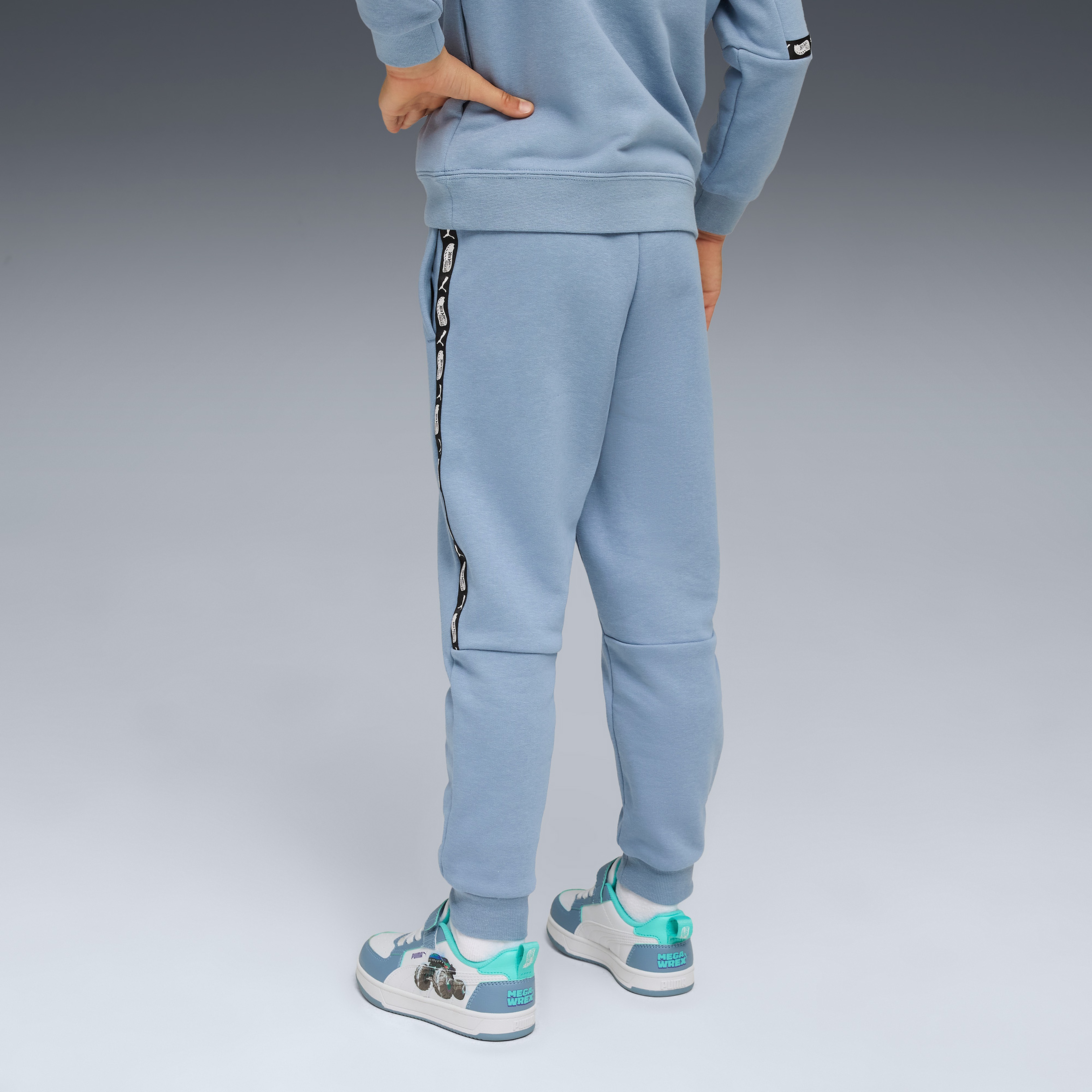 Puma  X Hot Wheels Sweat Erkek Mavi Eşofman Altı