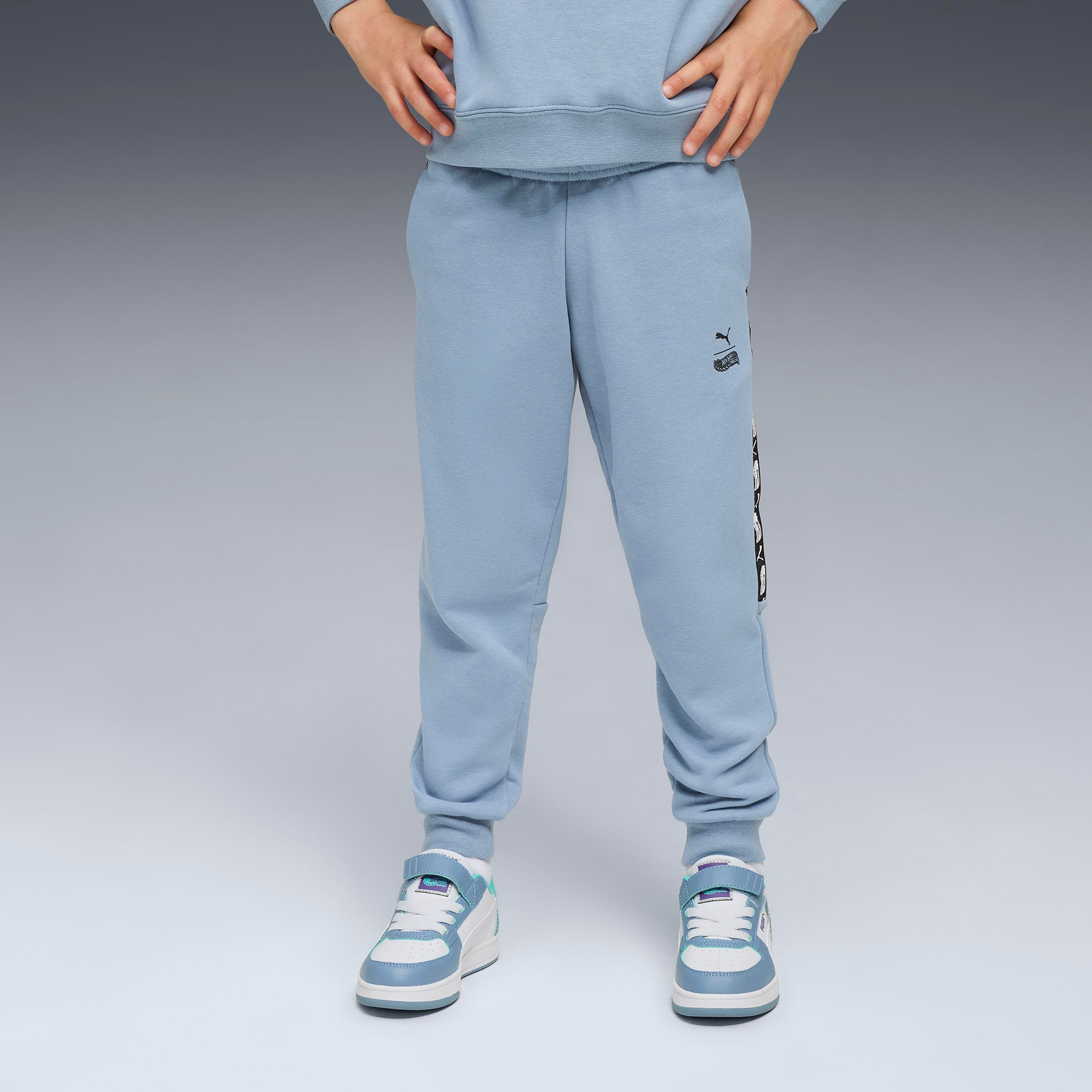 Puma  X Hot Wheels Sweat Erkek Mavi Eşofman Altı