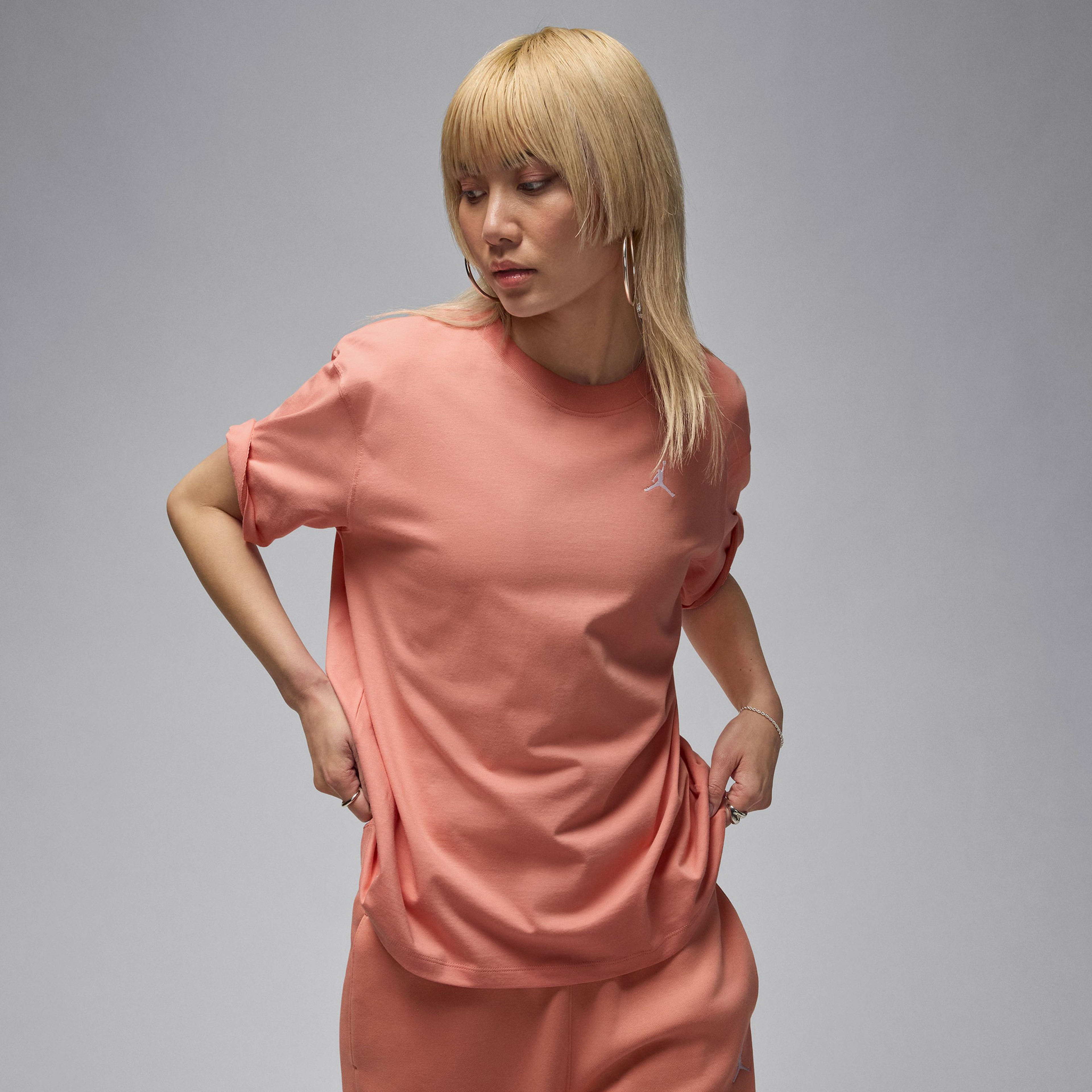 Jordan Essentials Kadın Turuncu T-Shirt