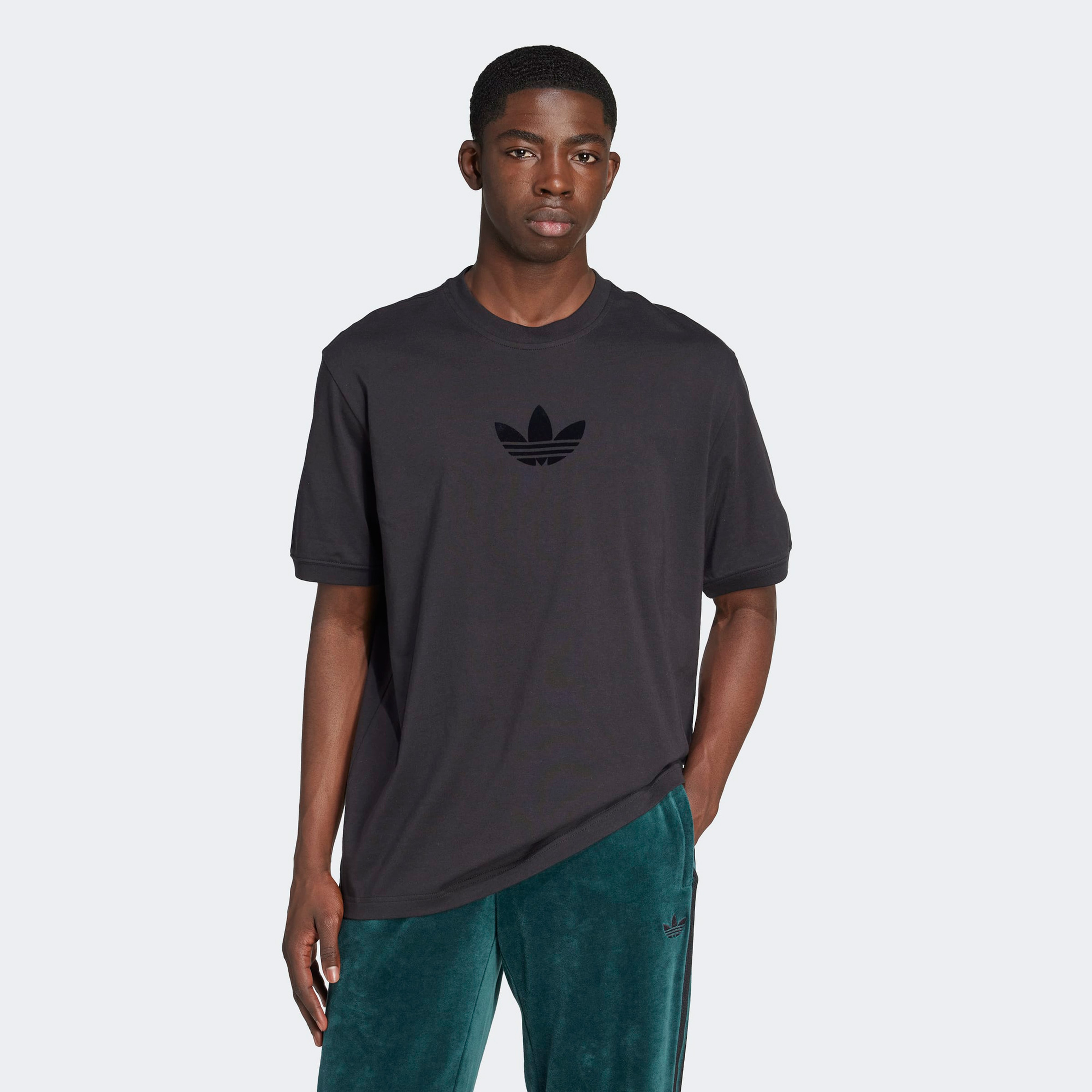 adidas Oversize Erkek Siyah T-Shirt