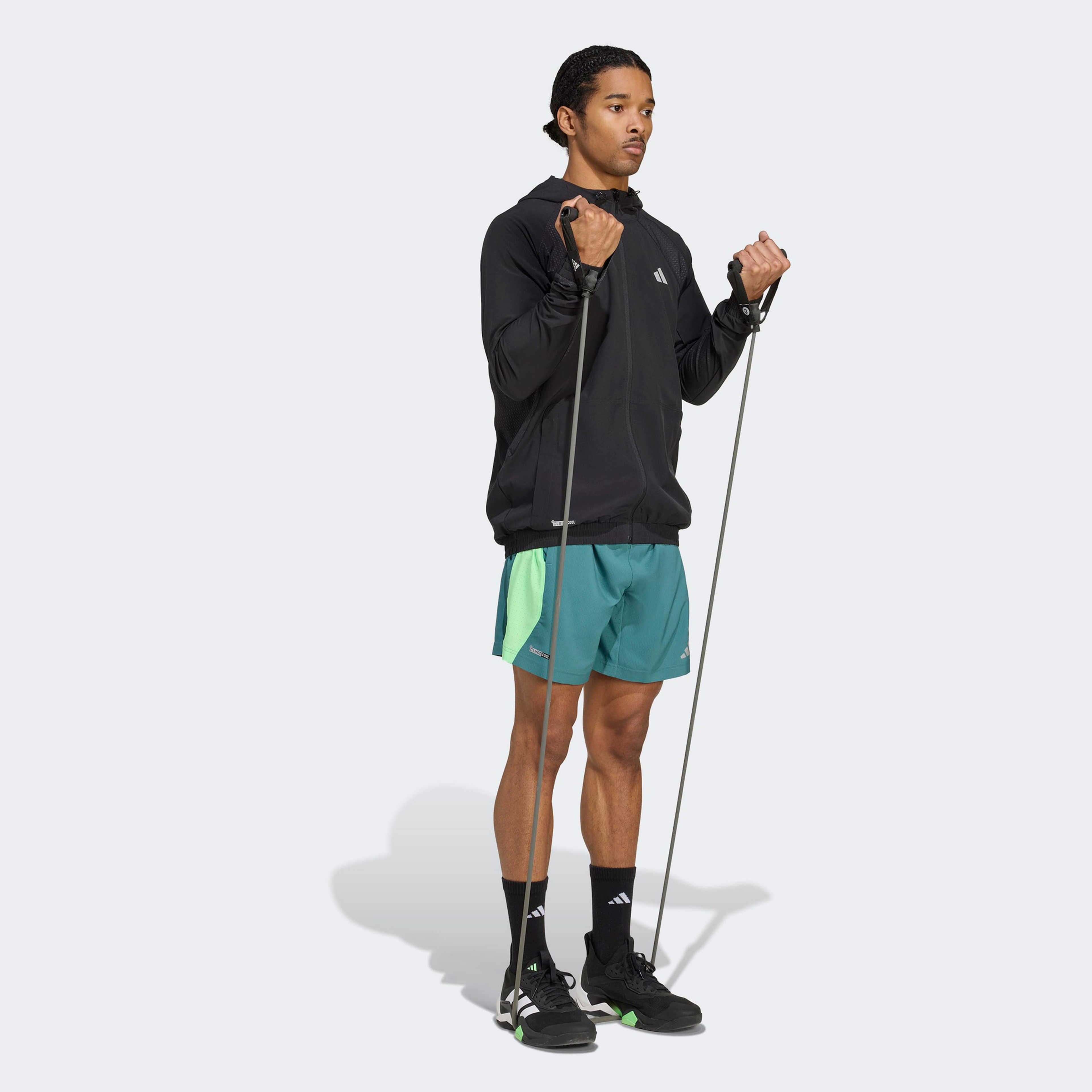 adidas Tech App S-Top Erkek Siyah Sweatshirt