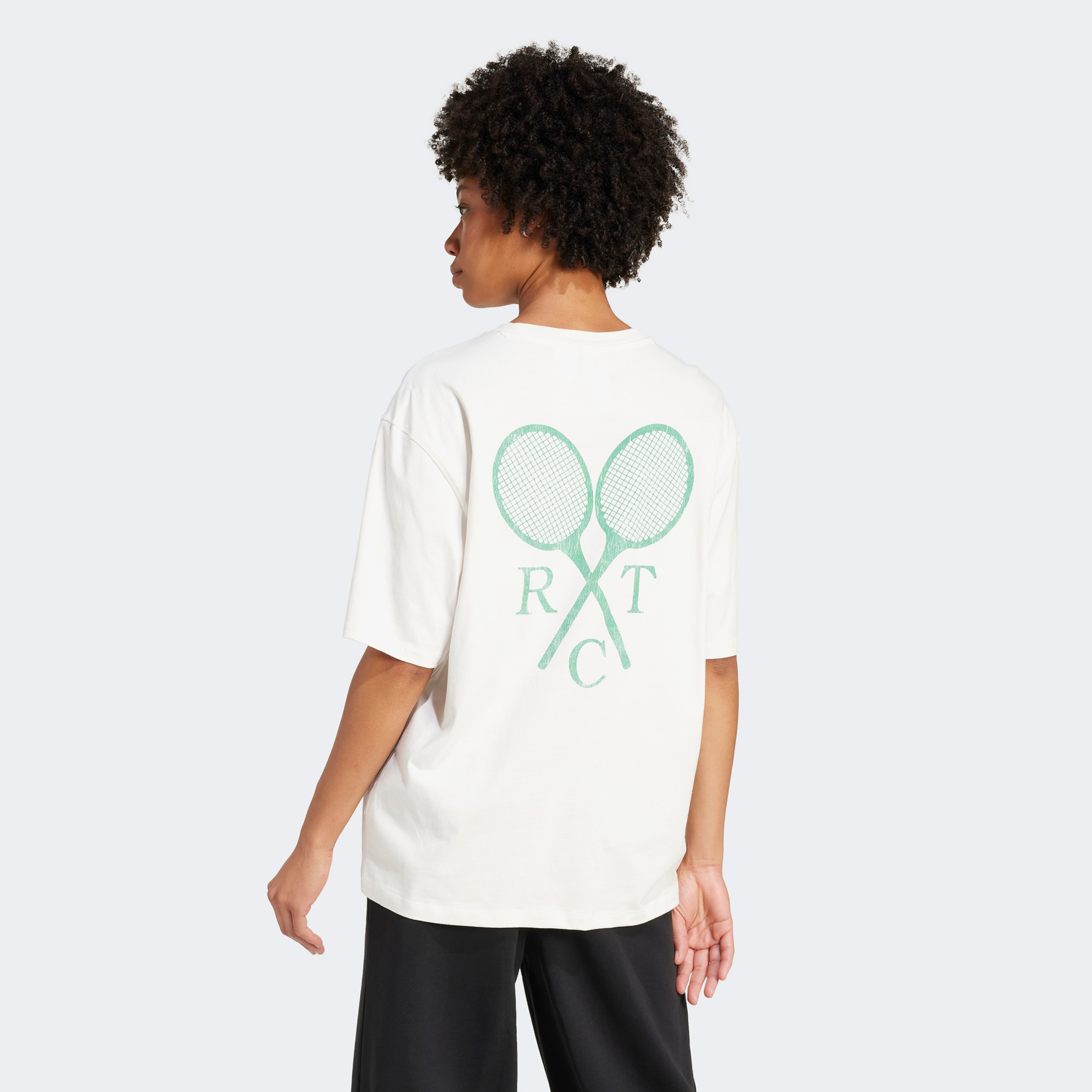 adidas Tennis Kadın Beyaz T-Shirt