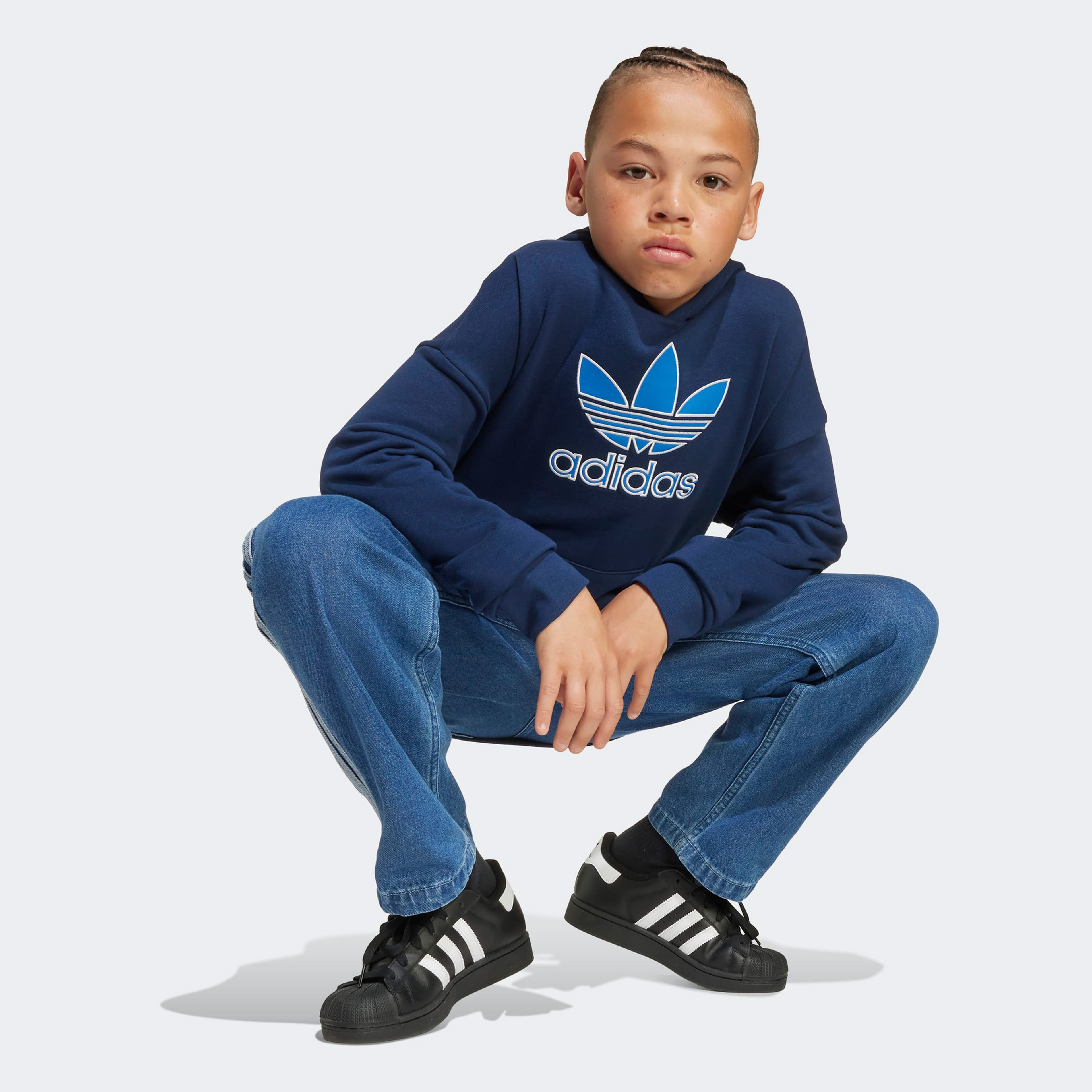 adidas Top Çocuk Lacivert Sweatshirt